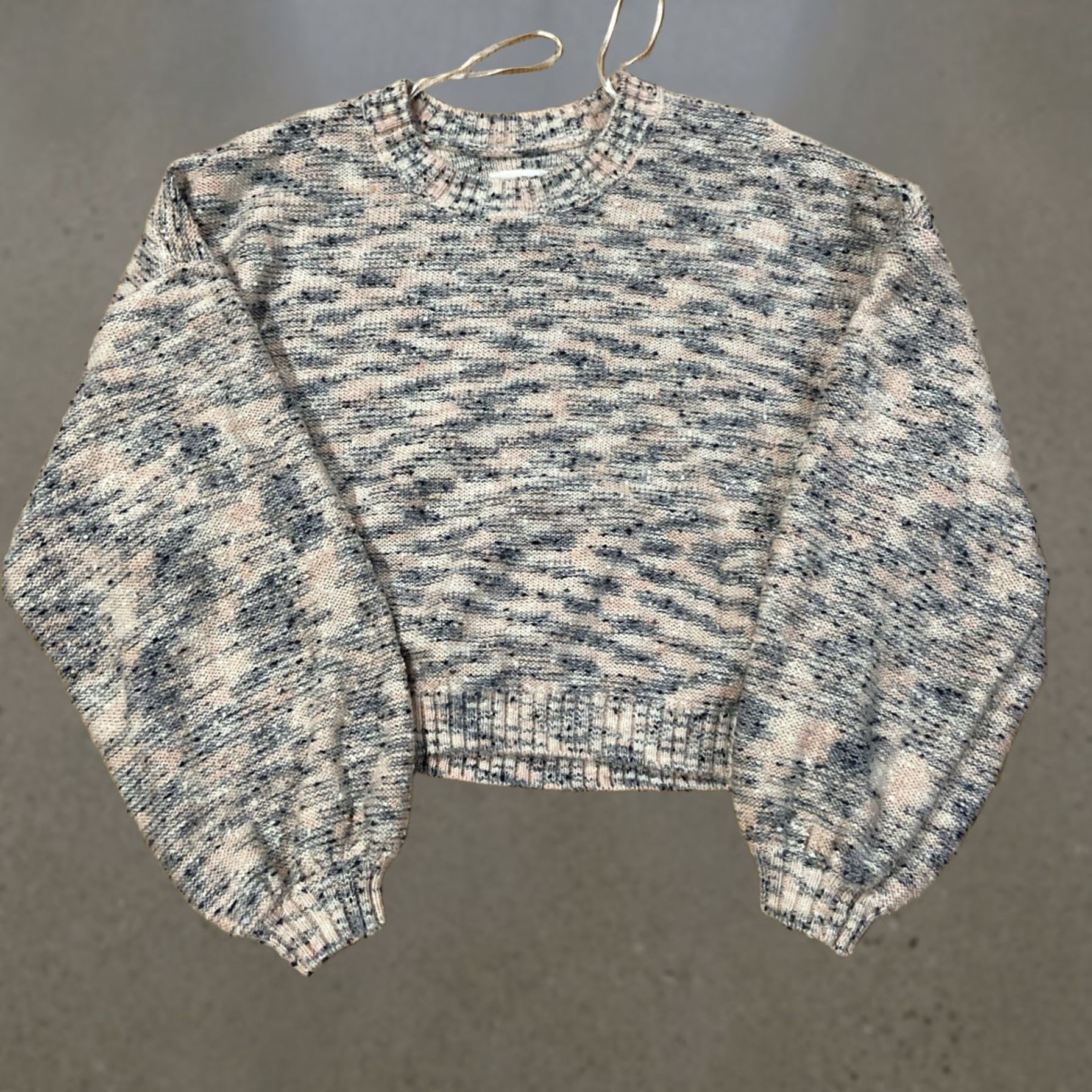 Billabong Billabong Sweater Womens Small Knit Long Sleeve Striped Ivory Blue Pink Pullover Size S / US 4 / IT 40 - 1 Thumbnail
