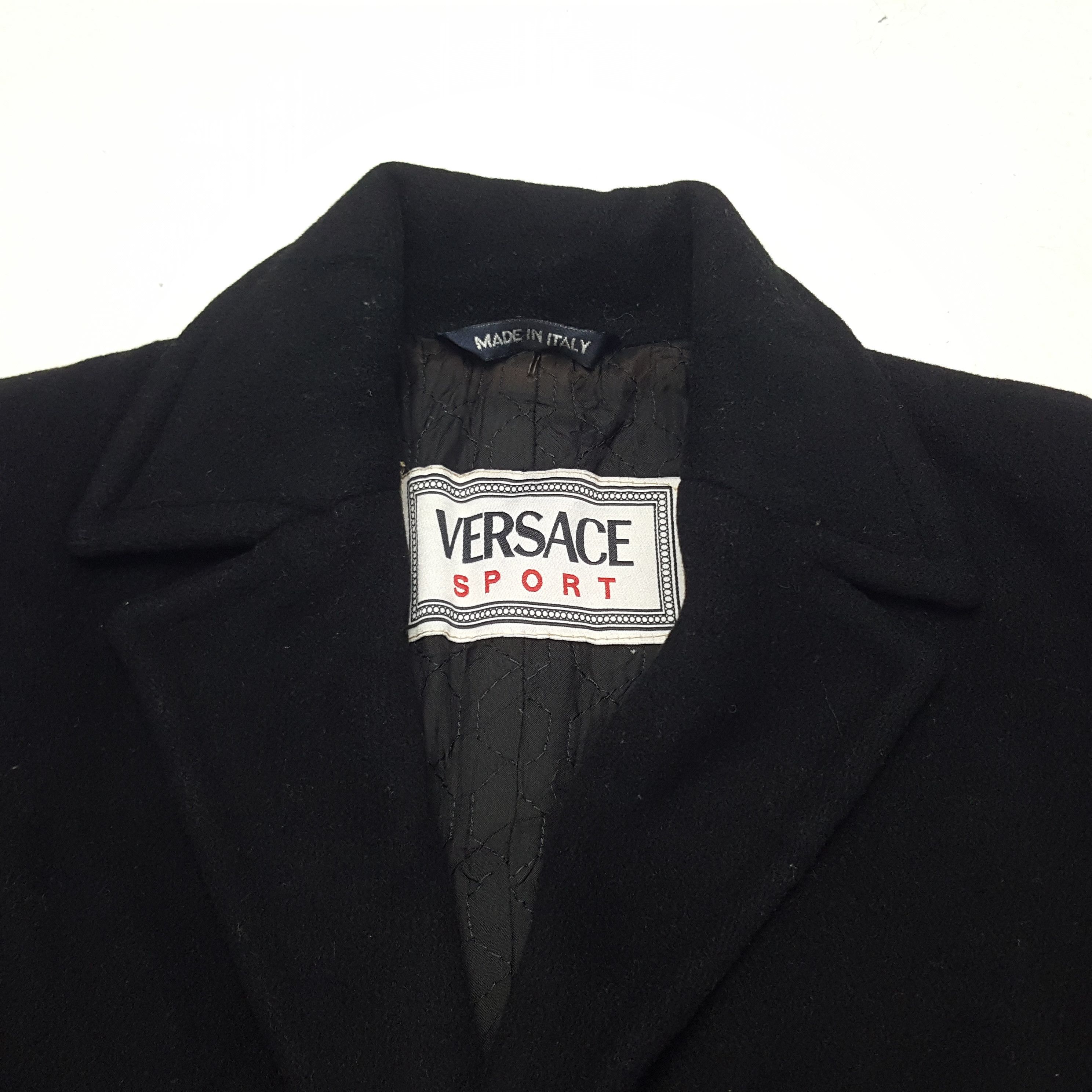 Versace × Vintage Vintage Versace Sport Italian Brand Coat Jacket Size S / US 4 / IT 40 - 5 Thumbnail