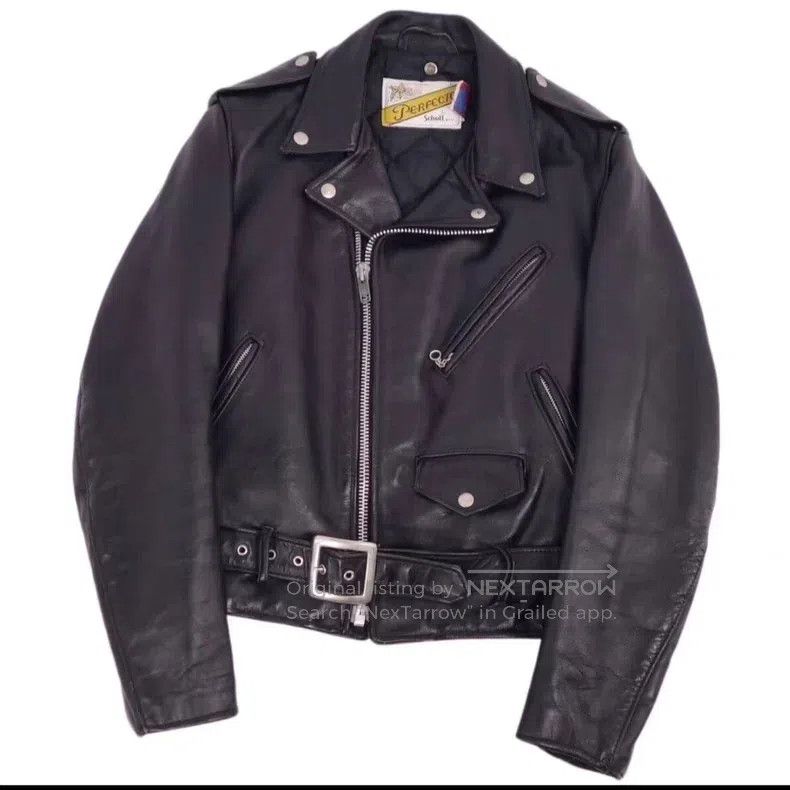 Schott Schott Cable-stayed leather jacket | Grailed
