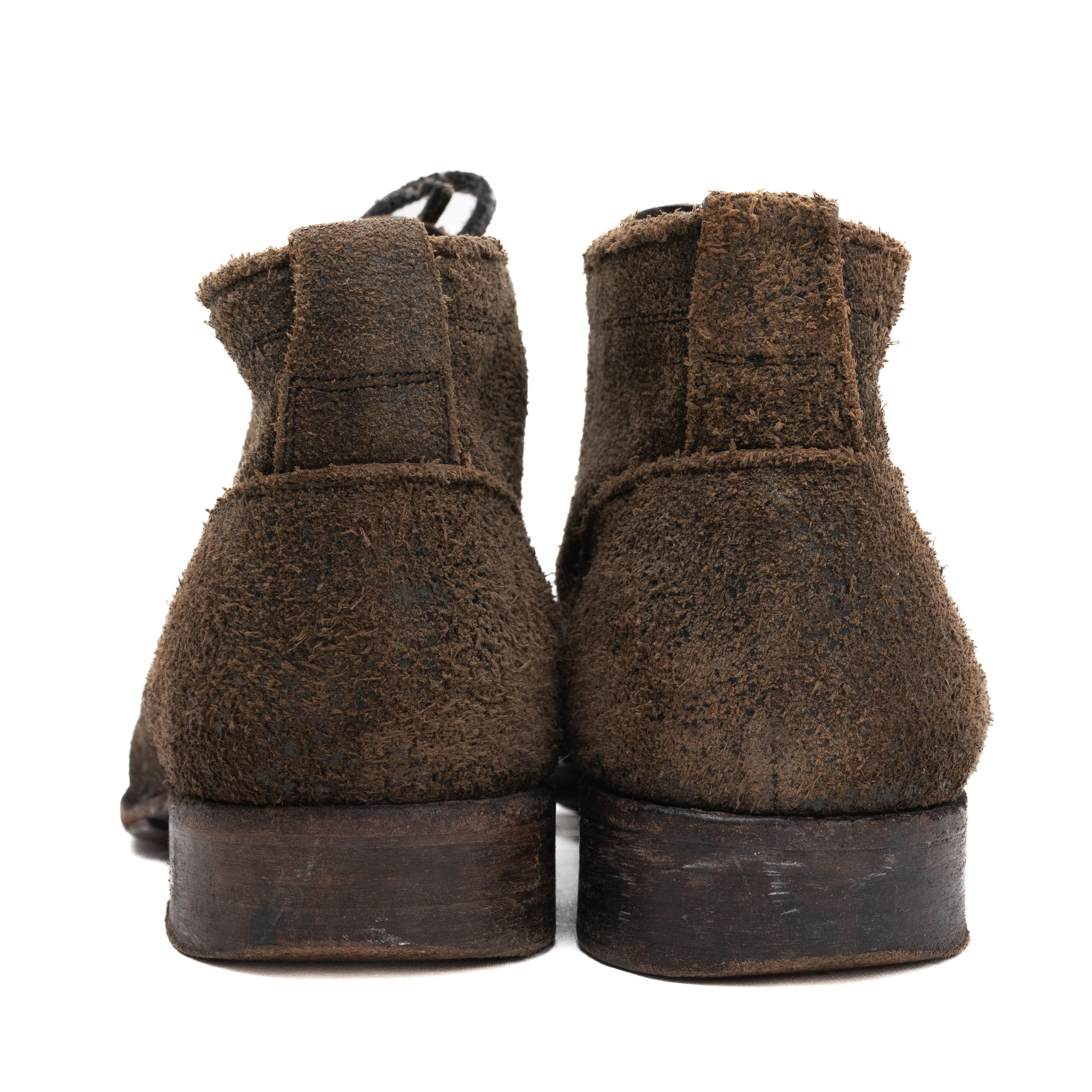 10sei0otto *No Tariff* DIECISEIZEROOTTO Reversed Leather Ankle Boots Size US 7 / IT 37 - 5 Thumbnail