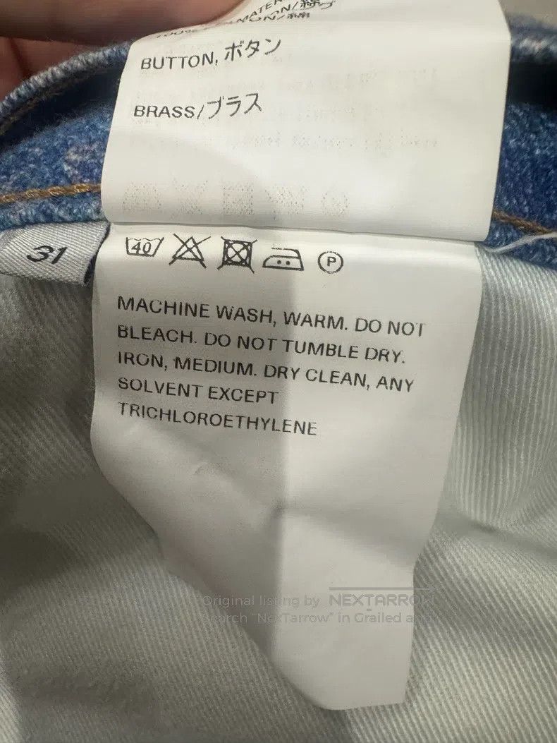 Our Legacy Our Legacy Stained patterned printed jeans Size US 31 - 9 Thumbnail