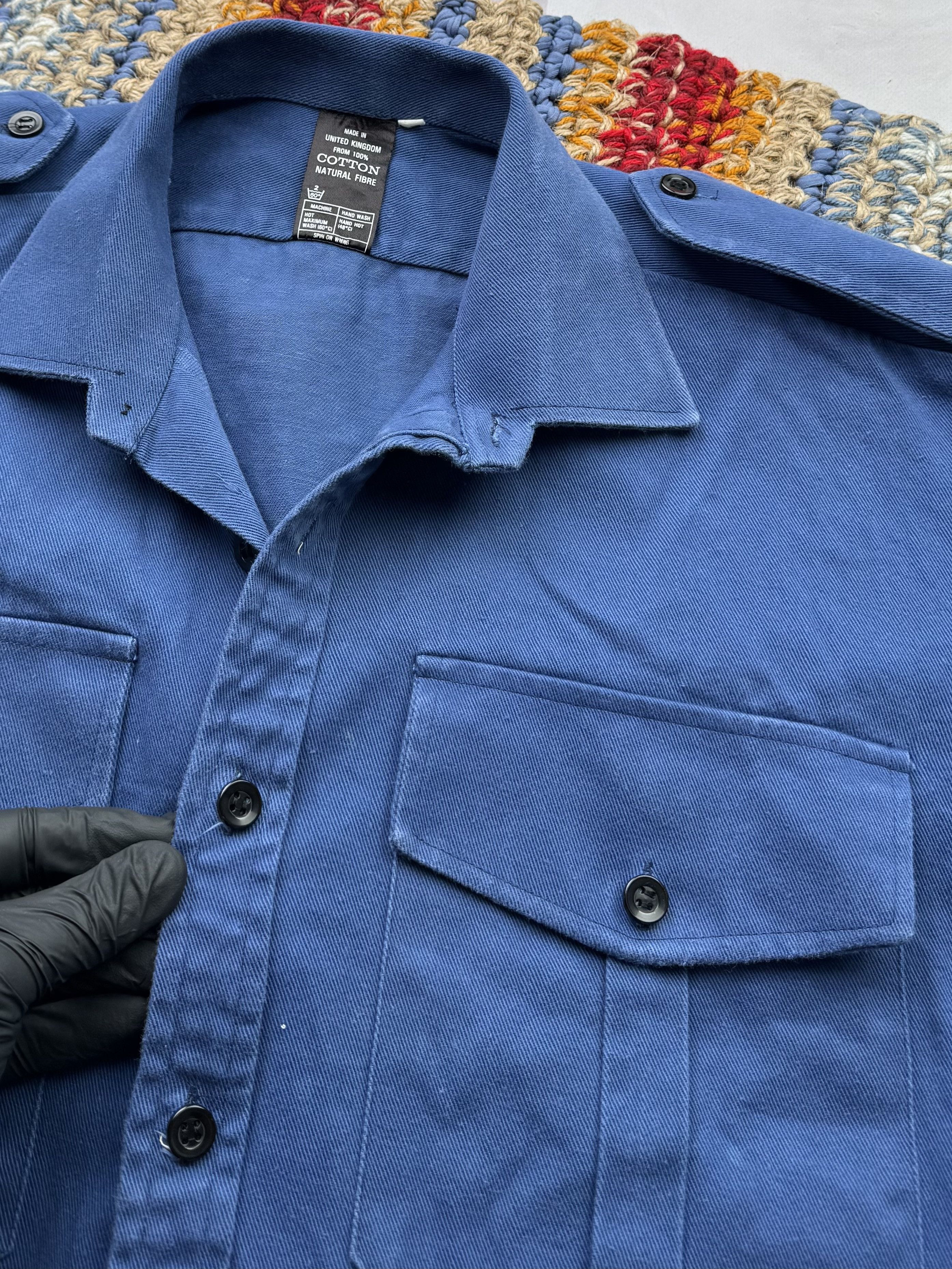 Japanese Brand Vintage Work Shirt (E4) Size US L / EU 52-54 / 3 - 6 Thumbnail