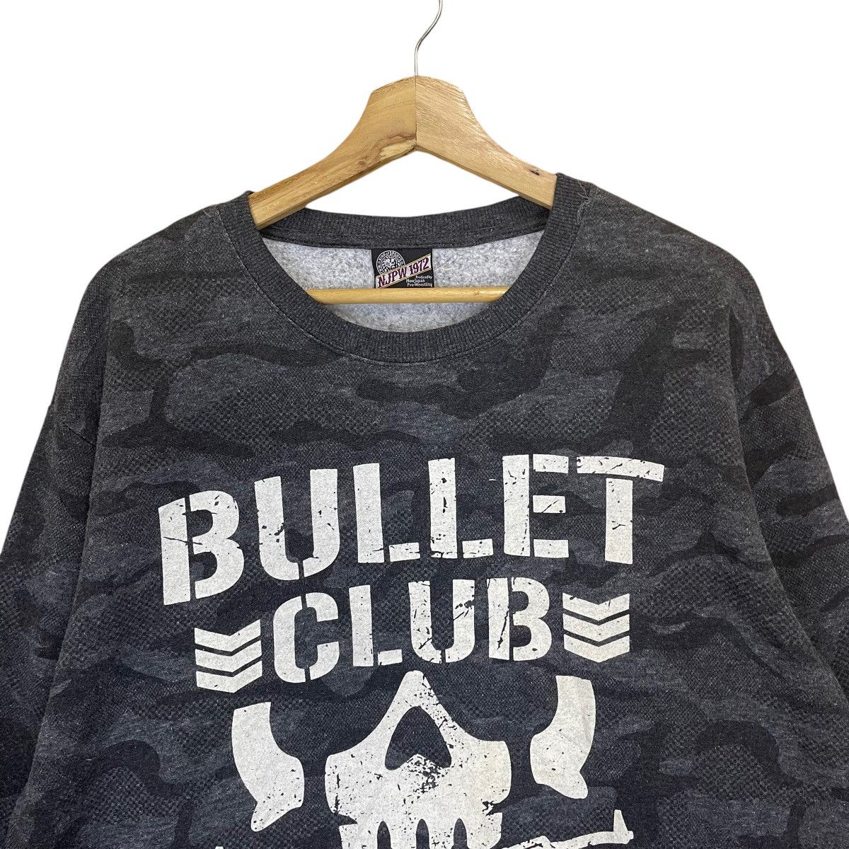 Japanese Brand × Vintage New Japan Pro Wrestling Crewneck Sweatshirt Size US L / EU 52-54 / 3 - 4 Thumbnail