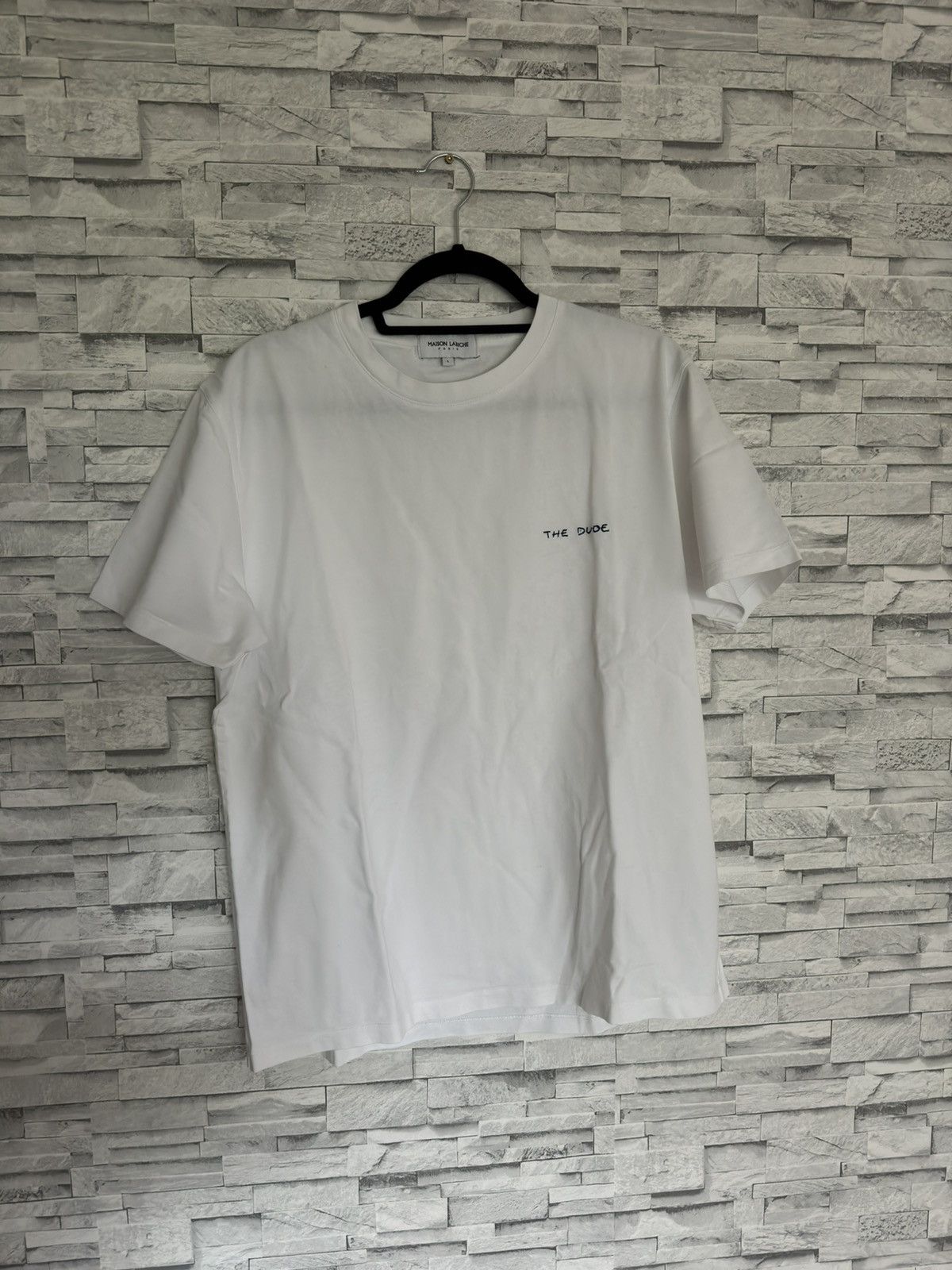 Maison Labiche Maison Labiche Paris T-Shirt The Dude White L Size US L / EU 52-54 / 3 - 1 Thumbnail