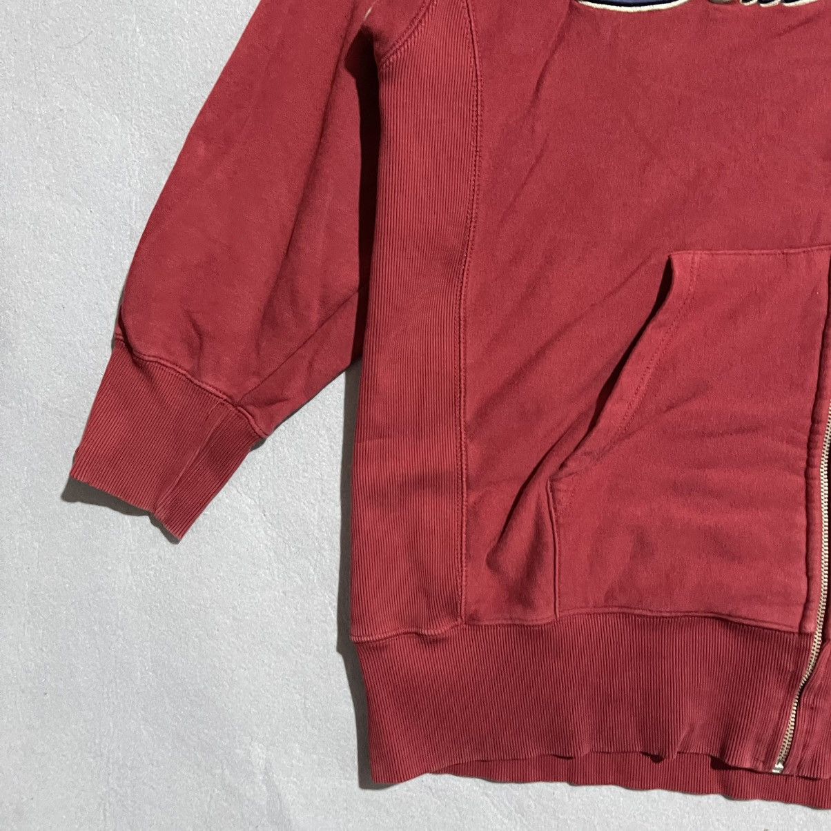 Japanese Brand Vintage Soul Break Embroidered Red Zip Hoodie — 2000s Size US L / EU 52-54 / 3 - 5 Thumbnail