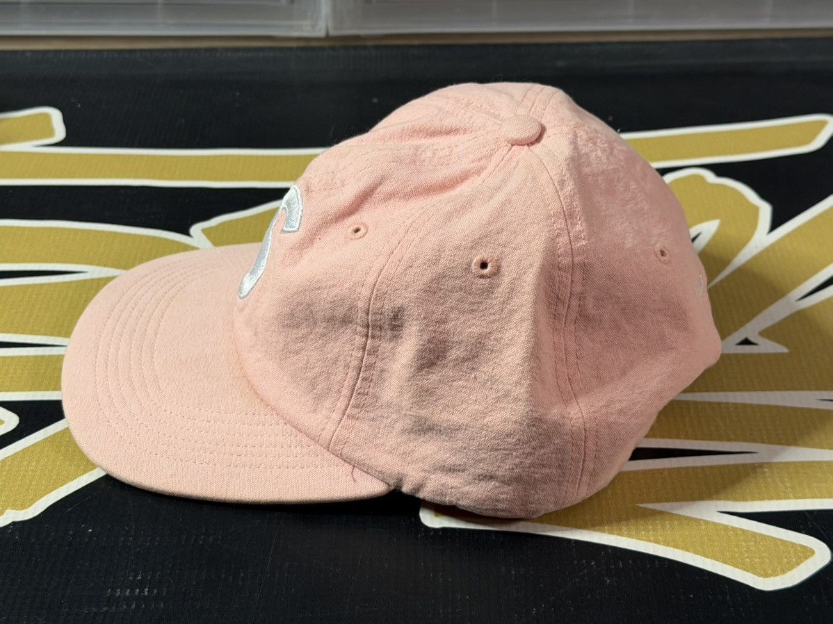 Supreme Supreme Washed Chambray S Logo 6-Panel Pink SS18 Strapback Size ONE SIZE - 2 Thumbnail