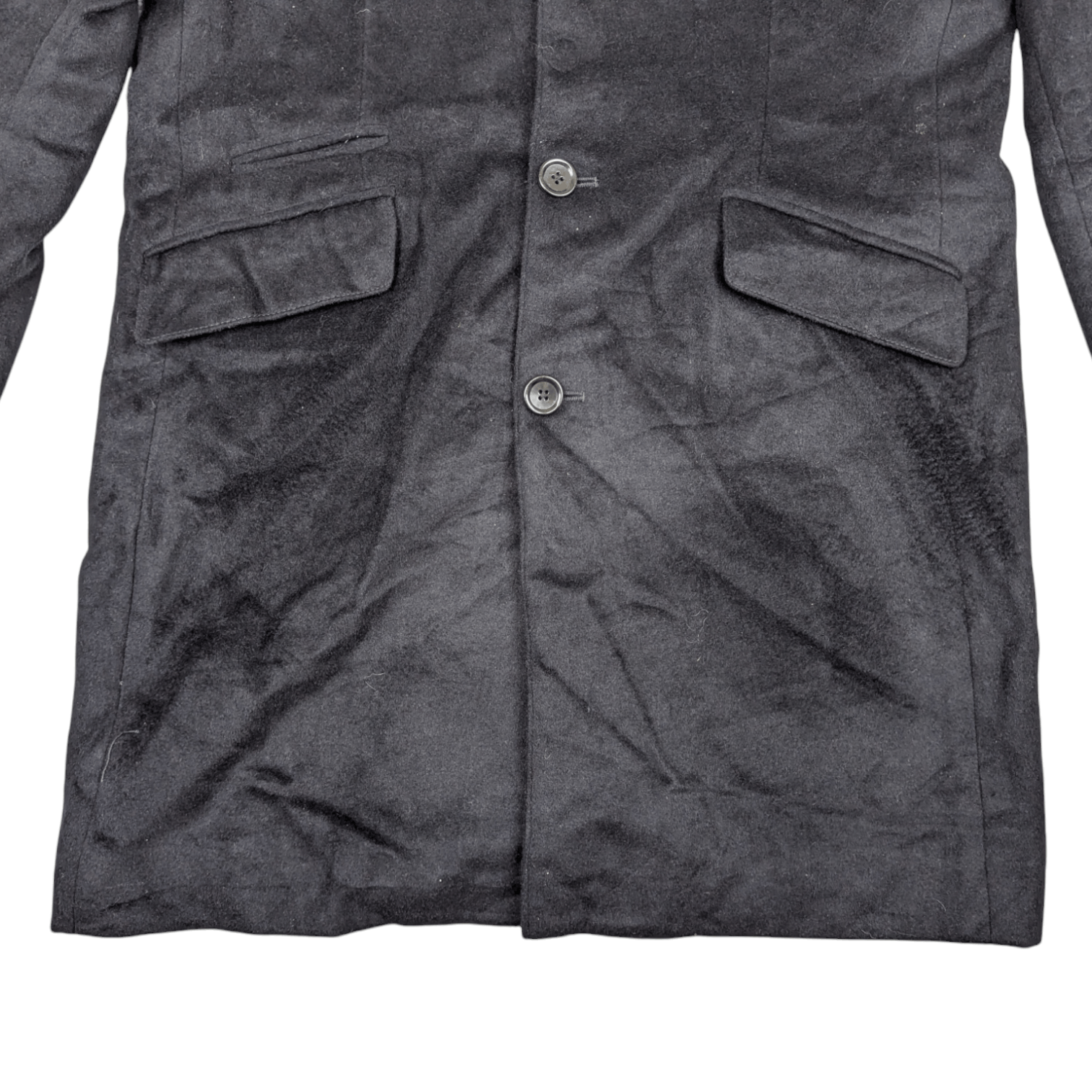 Katharine Hamnett London KATHARINE HAMNET Wool Long Coat Size XL / US 12-14 / IT 48-50 - 2 Thumbnail