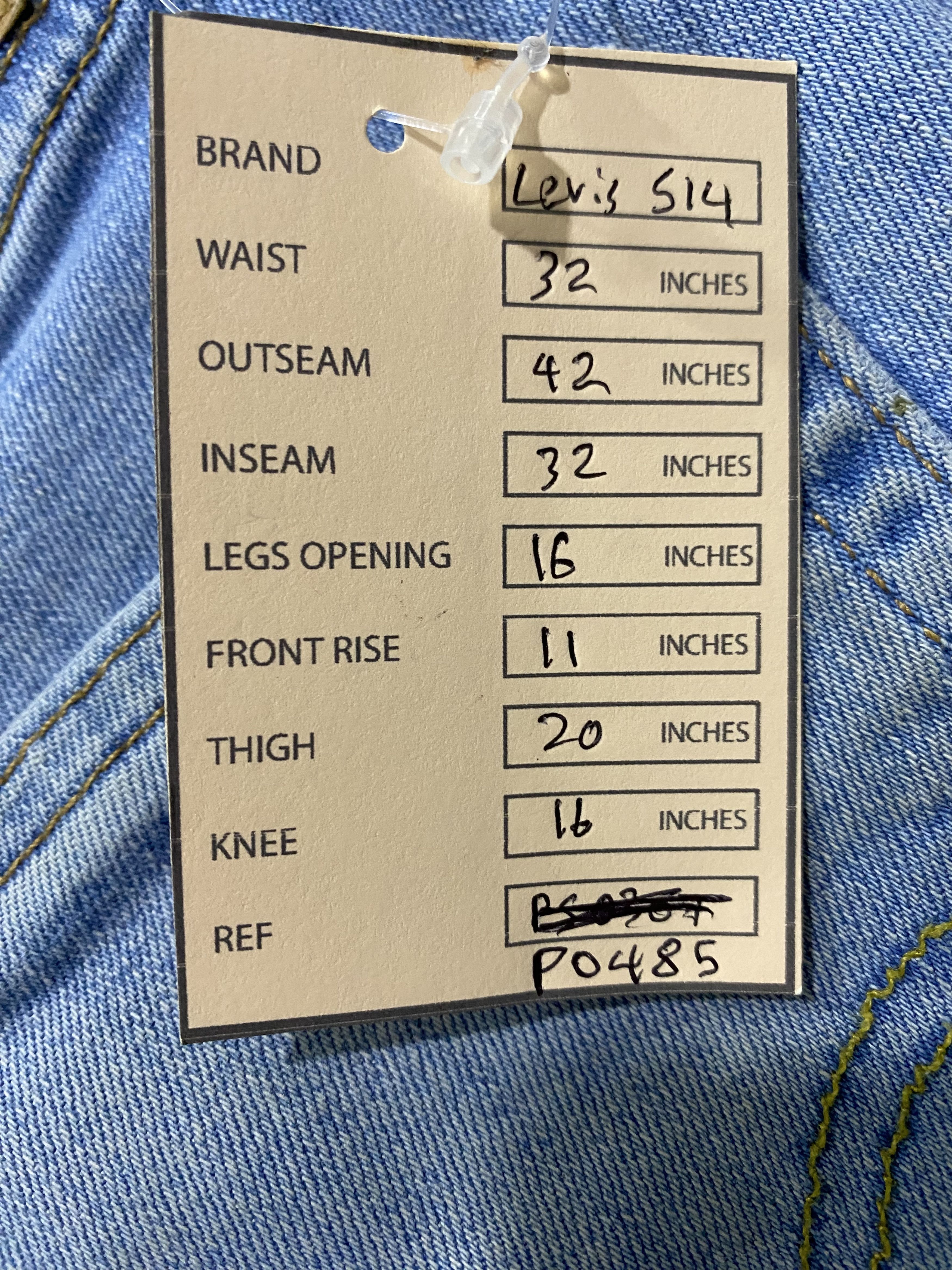 Levi's Vintage Levi's 514 Distressed Denim Jeans PT0485 Size US 34 / EU 50 - 19 Thumbnail