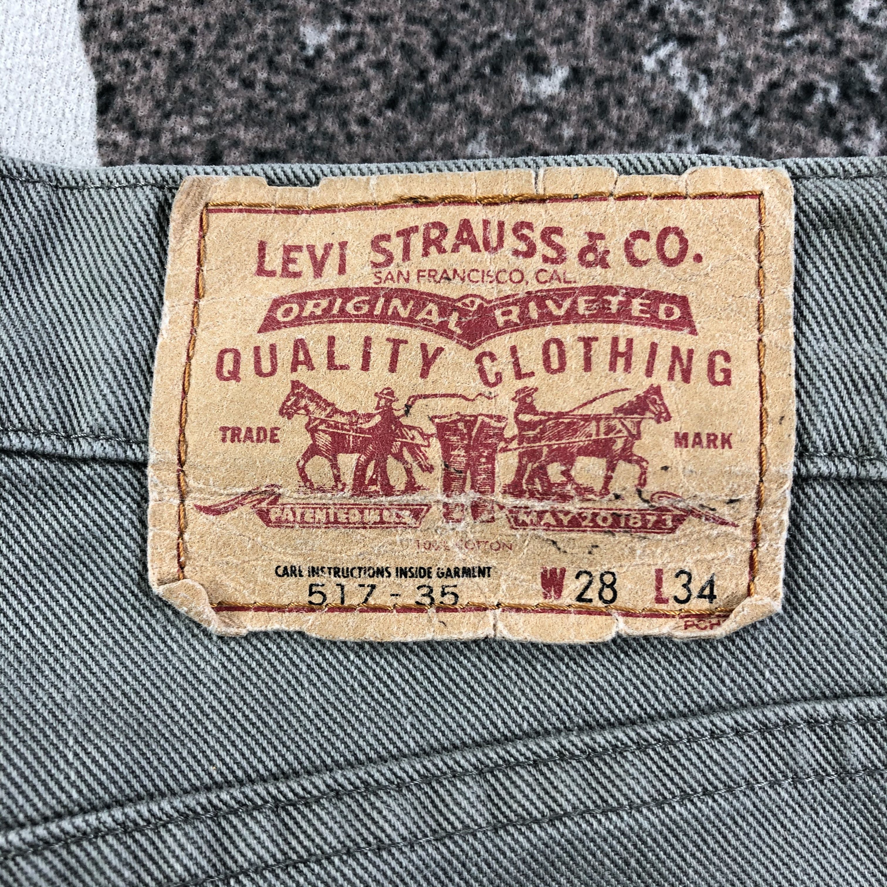 Levi's Vintage Levis 517 Jeans Flare Denim 28x27 Size US 28 / EU 44 - 5 Thumbnail