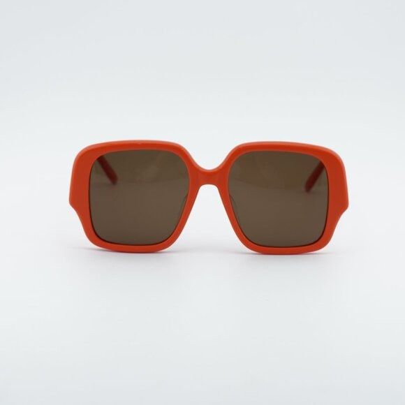 Loewe Loewe LW40134U 42E Sunglasses Orange Square Frame, Brown Size ONE SIZE - 2 Thumbnail