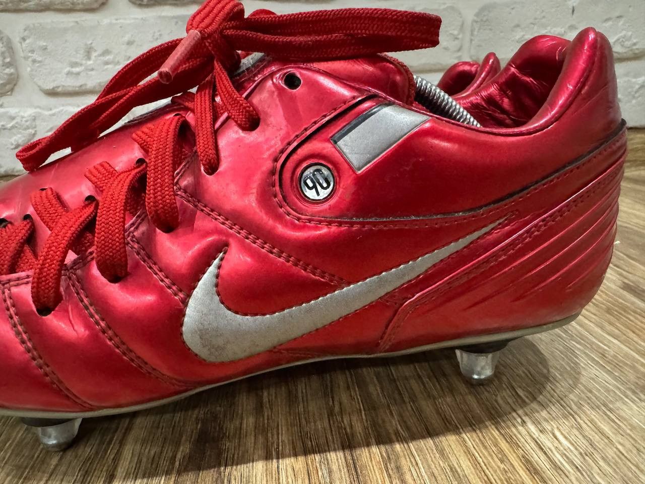 Vintage Nike Total 90 Supremacy FG Red Football Boots Size US 11 / EU 44 - 2 Thumbnail