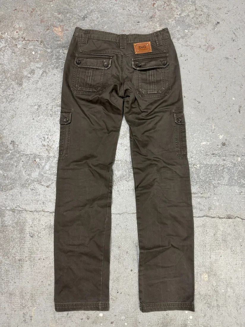 Dolce & Gabbana × Vintage SS2008 Dolce & Gabbana Multi Pockets Cargo Olive Pants Size US 30 / EU 46 - 6 Thumbnail