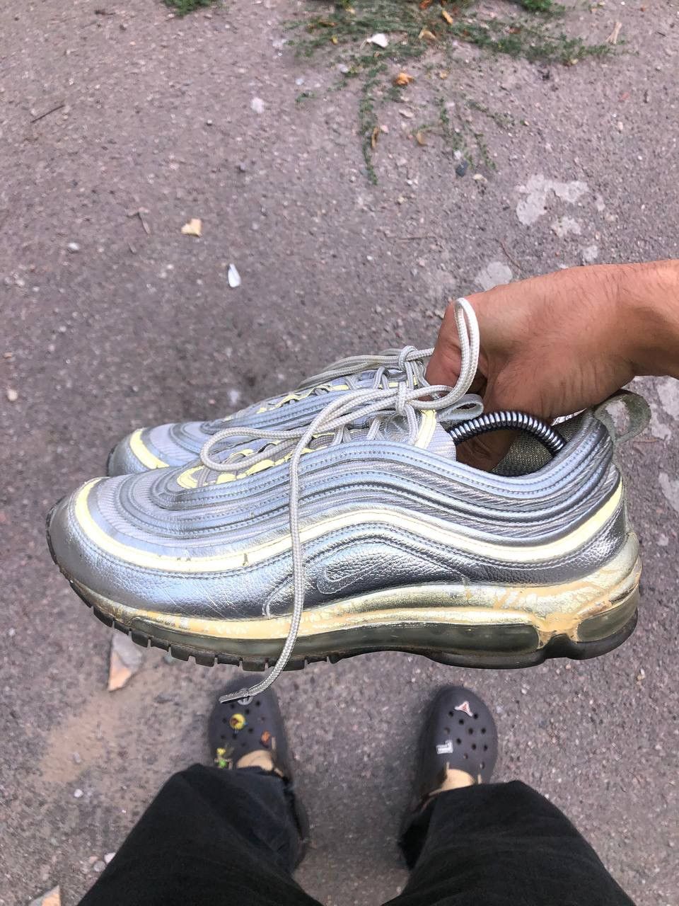 Nike × Vintage VERY RARE NIKE AIR MAX 97 DESIGNER REFLECTIVE JAPAN STYLE Size US 8.5 / EU 41-42 - 11 Thumbnail