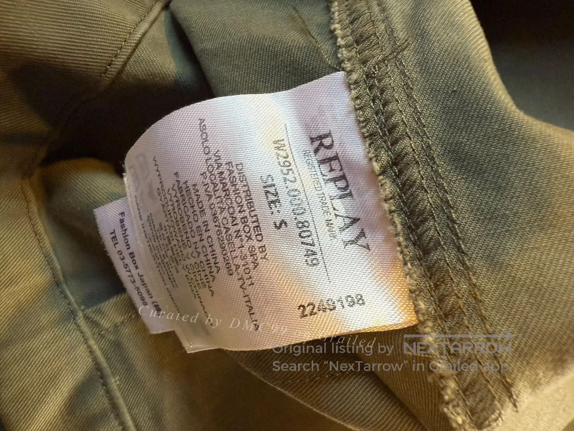 Replay REPLAY Military Green Utility Jacket S. Size US S / EU 44-46 / 1 - 4 Thumbnail