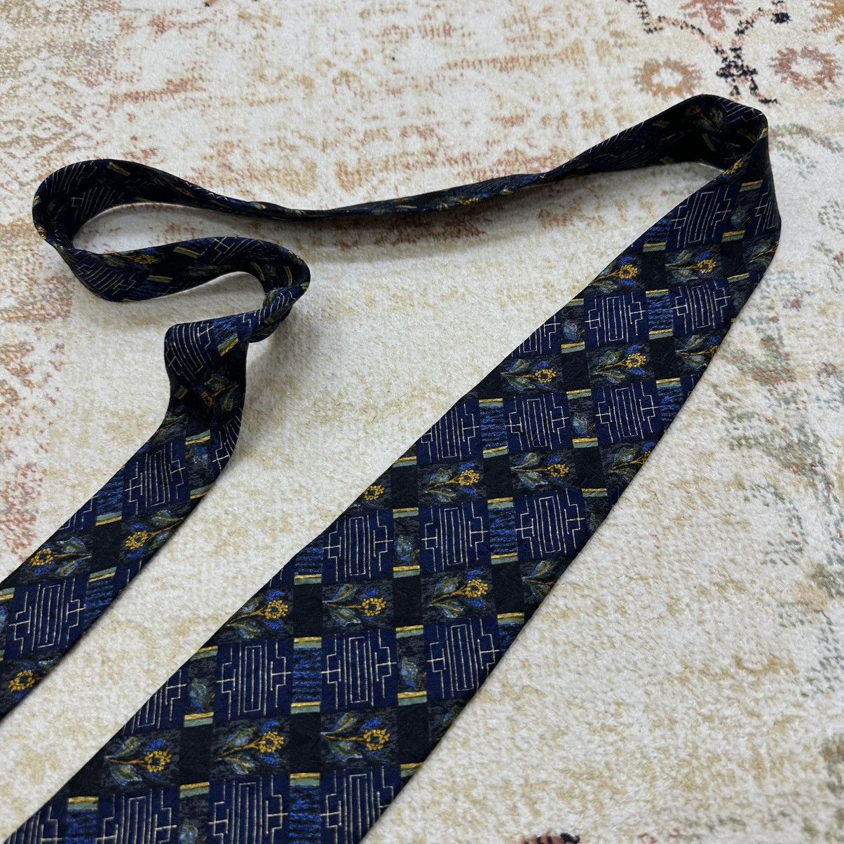 Ermenegildo Zegna Vintage Ermenegildo Zegna Tie Silk Y2K 90s USA Size ONE SIZE - 4 Thumbnail