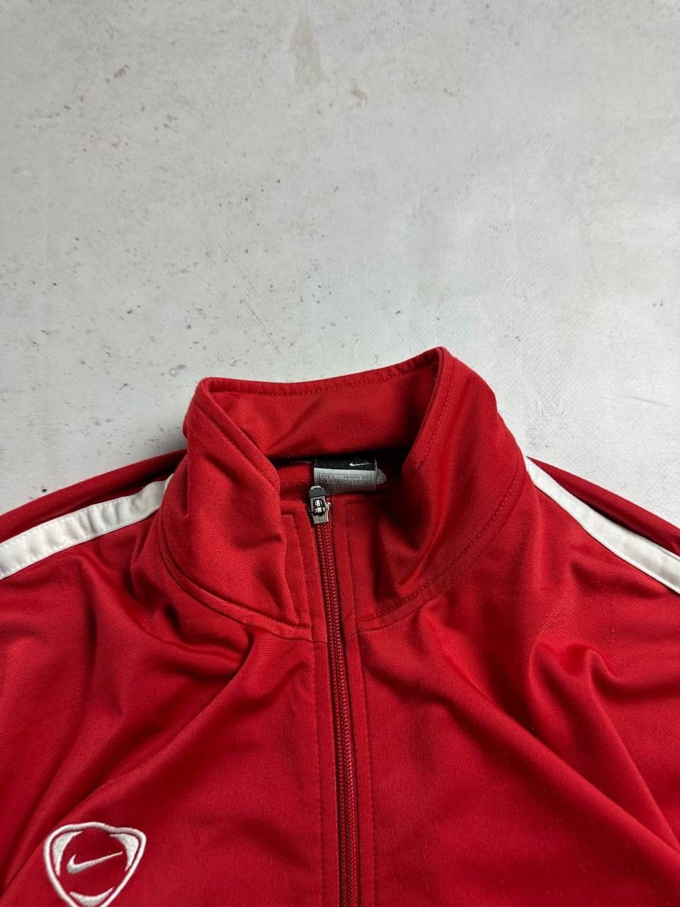 Nike Vintage Nike Swoosh Olympic Boxy Zip Jacket Y2K L Size US L / EU 52-54 / 3 - 3 Thumbnail
