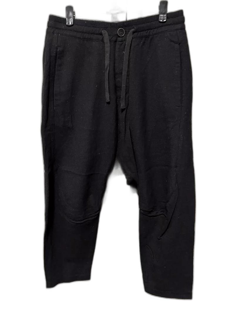 Japanese Brand Men's Casual Wool Cropped Pants Size M Size US 37 - 1 Thumbnail