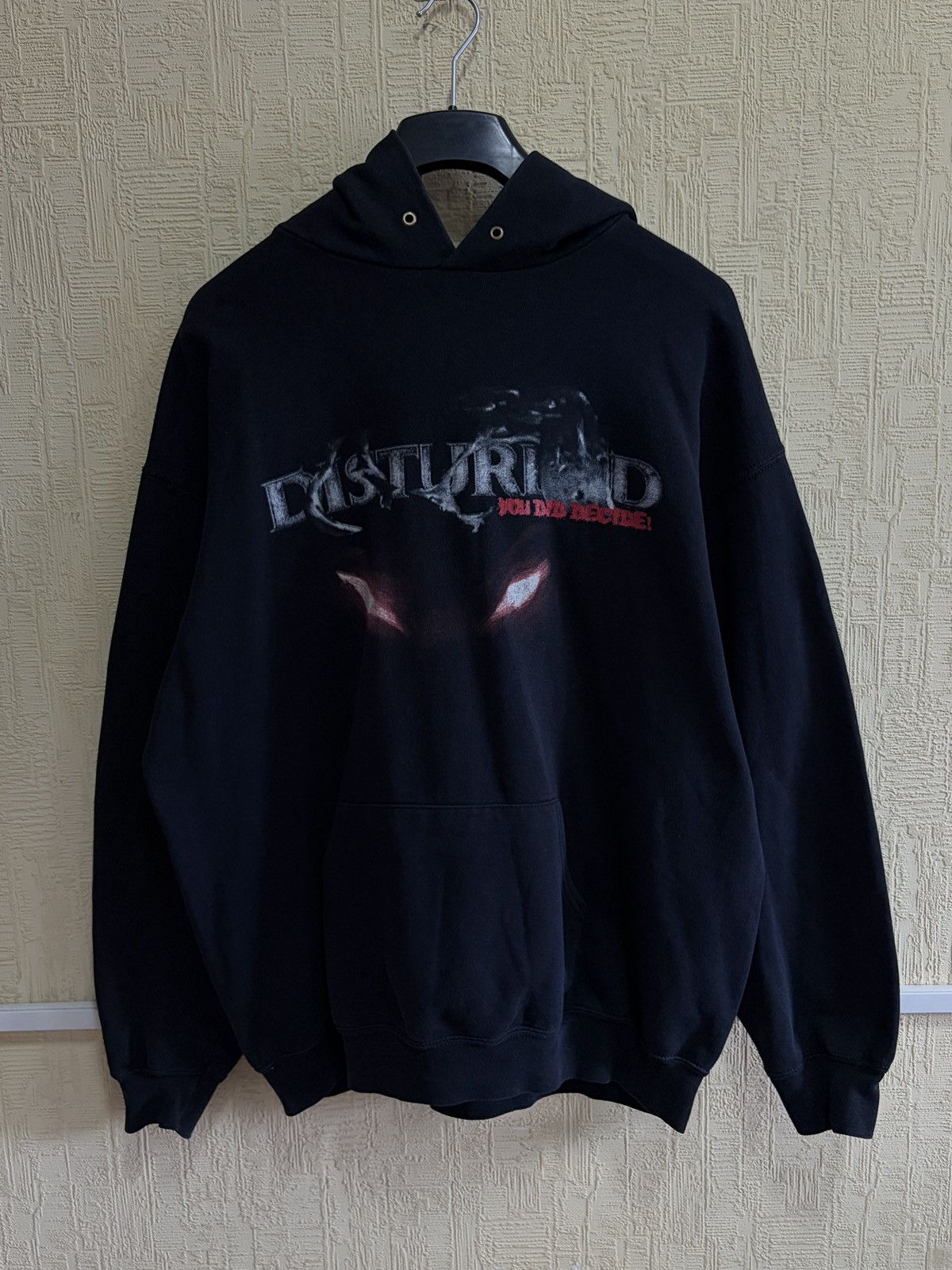 Vintage Vintage Disturbed Hoodie Black Rock Band Tour Merch 2000s XL Size US XL / EU 56 / 4 - 6 Thumbnail