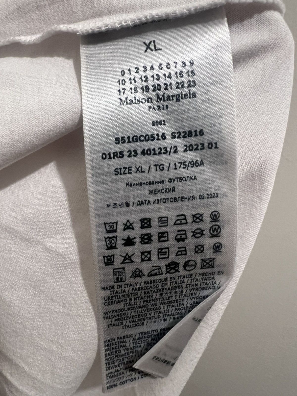 Maison Margiela MAISON MARGIELA Graphic short sleeve T-shirt Size US XL / EU 56 / 4 - 9 Thumbnail