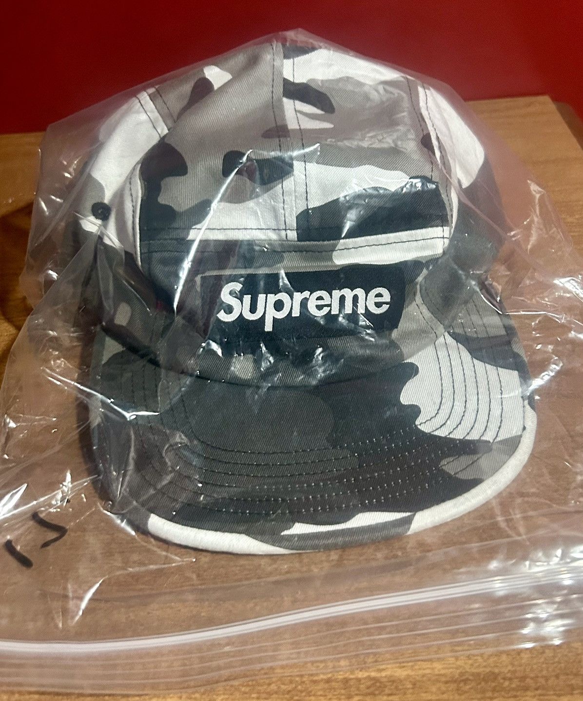 Supreme Supreme Washed Chino Twill Camp Cap (SS26) Snow Camo Size ONE SIZE - 1 Thumbnail