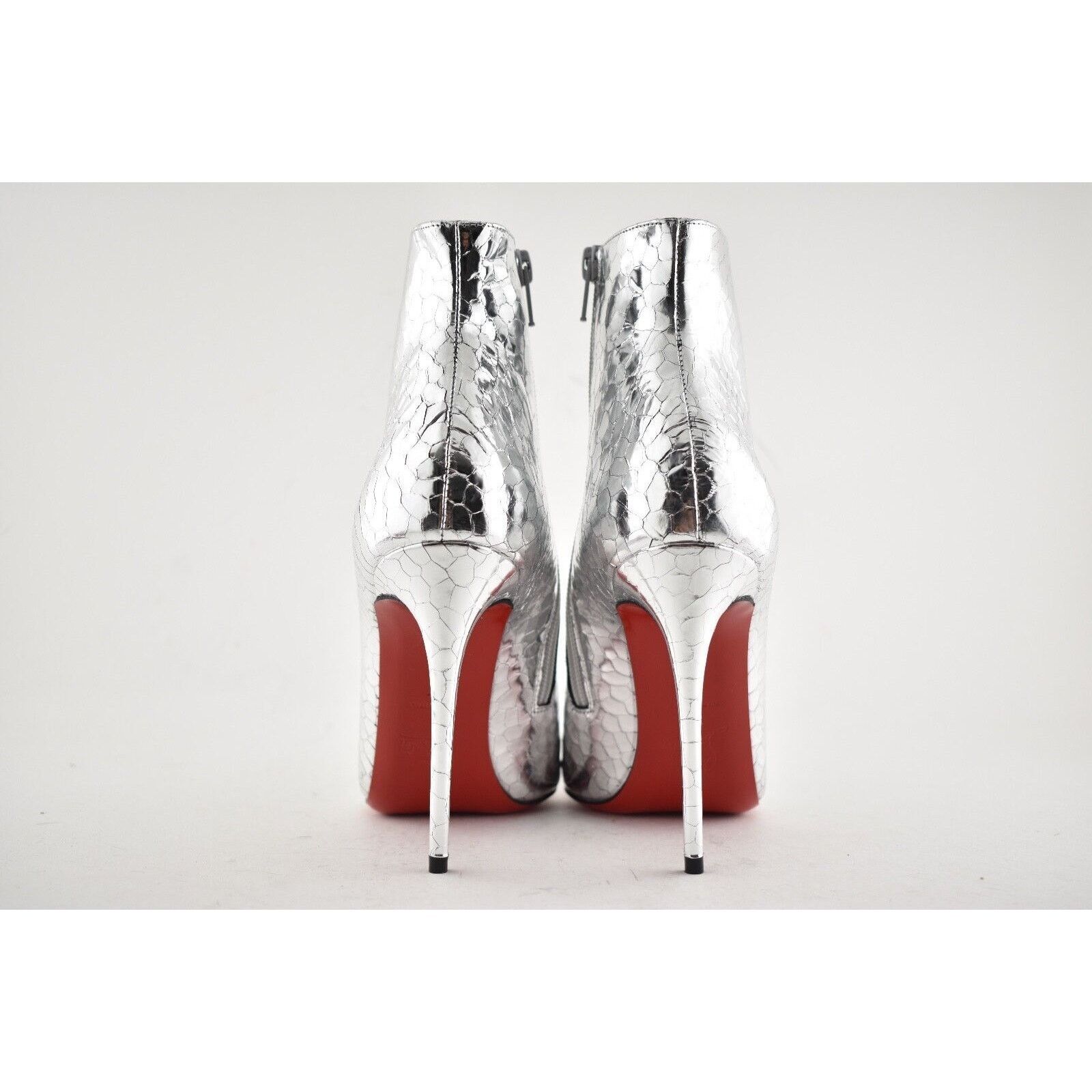 Christian Louboutin Christian Louboutin So Kate Booty 100 Silver Martele Heel Size US 6.5 / IT 36.5 - 11 Thumbnail