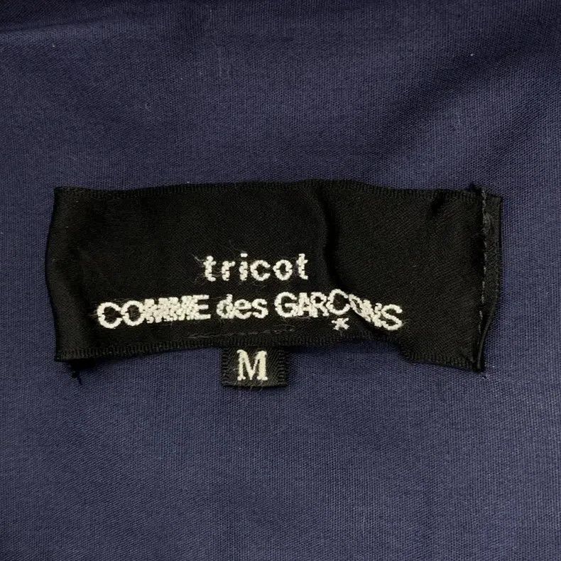 Comme des Garcons Comme Des Garcons Navy Blue Red Collar Long Sleeve Shirt Size M / US 6-8 / IT 42-44 - 5 Thumbnail