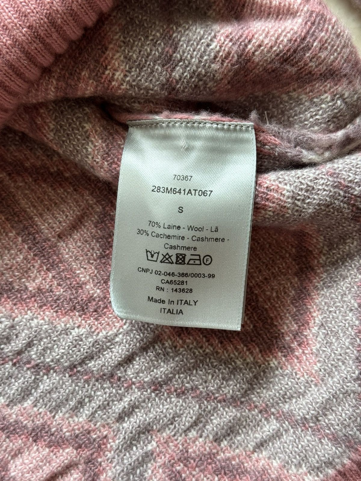 Dior × Travis Scott Cactus Jack Dior 2022 CD Diamond Pullover Size US S / EU 44-46 / 1 - 8 Thumbnail