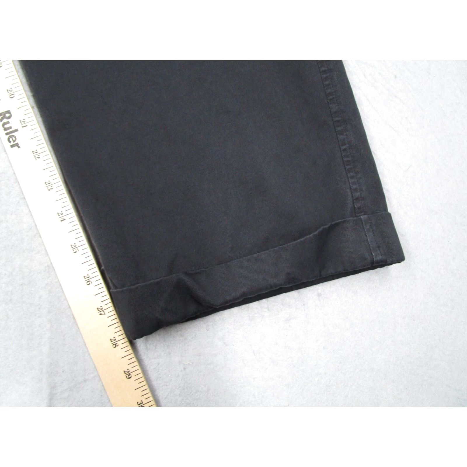 Ermenegildo Zegna VINTAGE Ermenegildo Zegna Pants Mens 38 Waist Black Chino Straight Fit Cuffed Pleated Designer Size US 38 / EU 54 - 7 Thumbnail