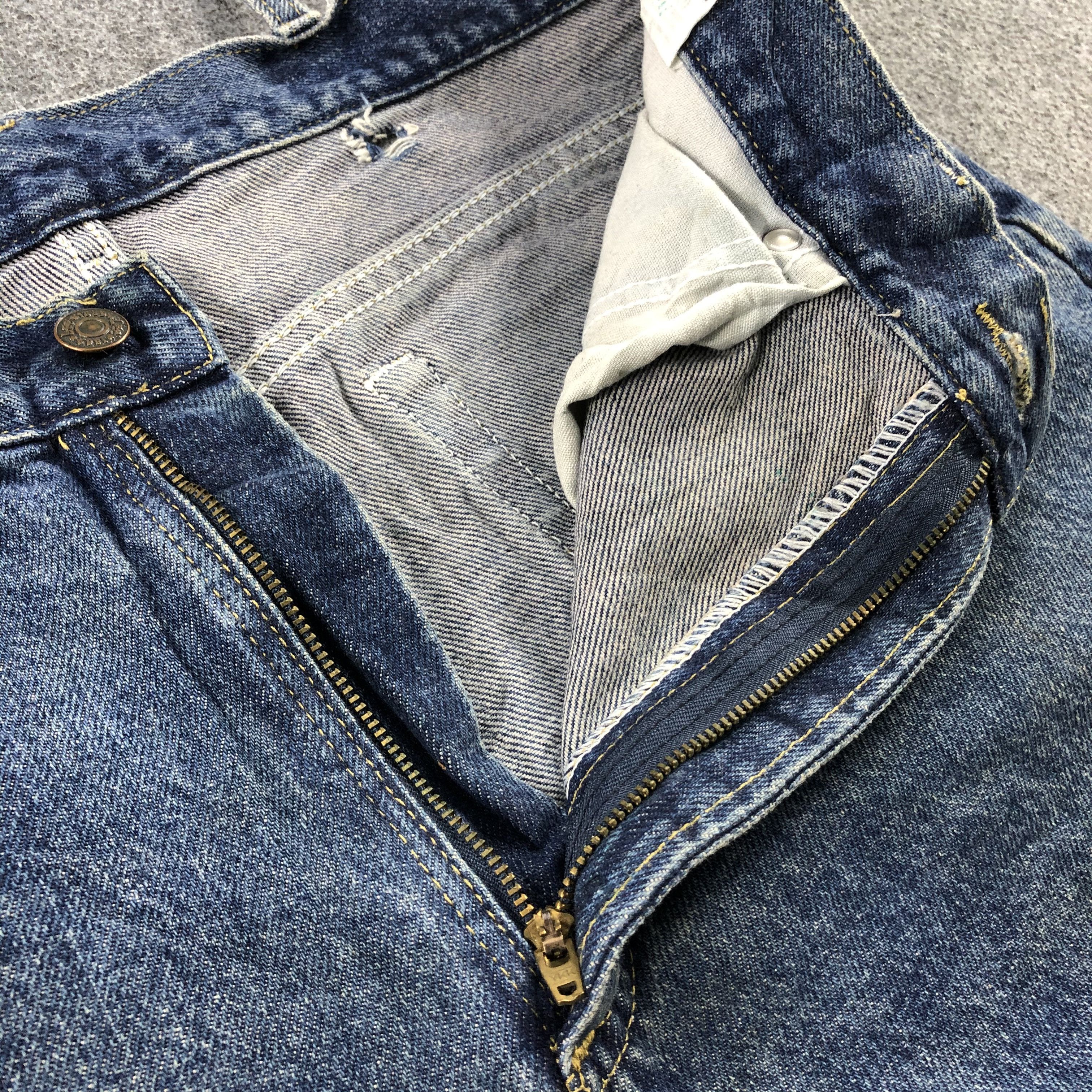 Lee Vintage Blue Wash Lee Jeans-J2142 Size US 34 / EU 50 - 8 Thumbnail