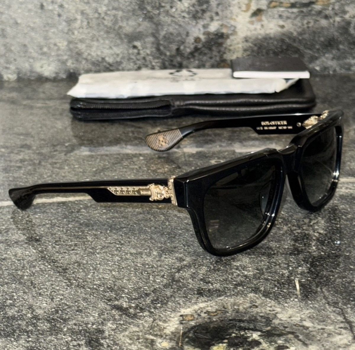 CHROME HEARTS BOX OFFICER SUNGLASSES \