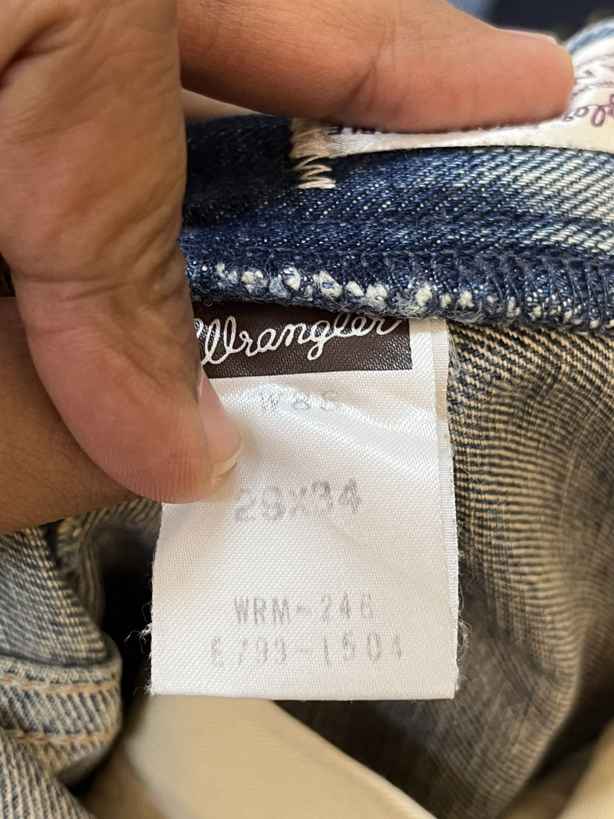 Wrangler Vintage Wrangler Flare Faded Distressed Denim Size US 30 / EU 46 - 9 Thumbnail