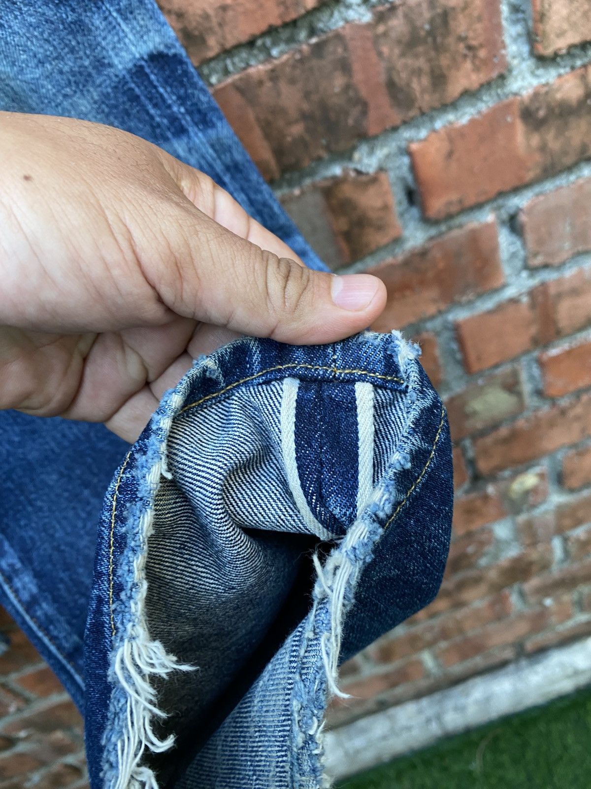 Levi's Vintage Clothing W31x29.5 Vintage levi's 501xx redline distressed repaired Size US 31 - 5 Thumbnail