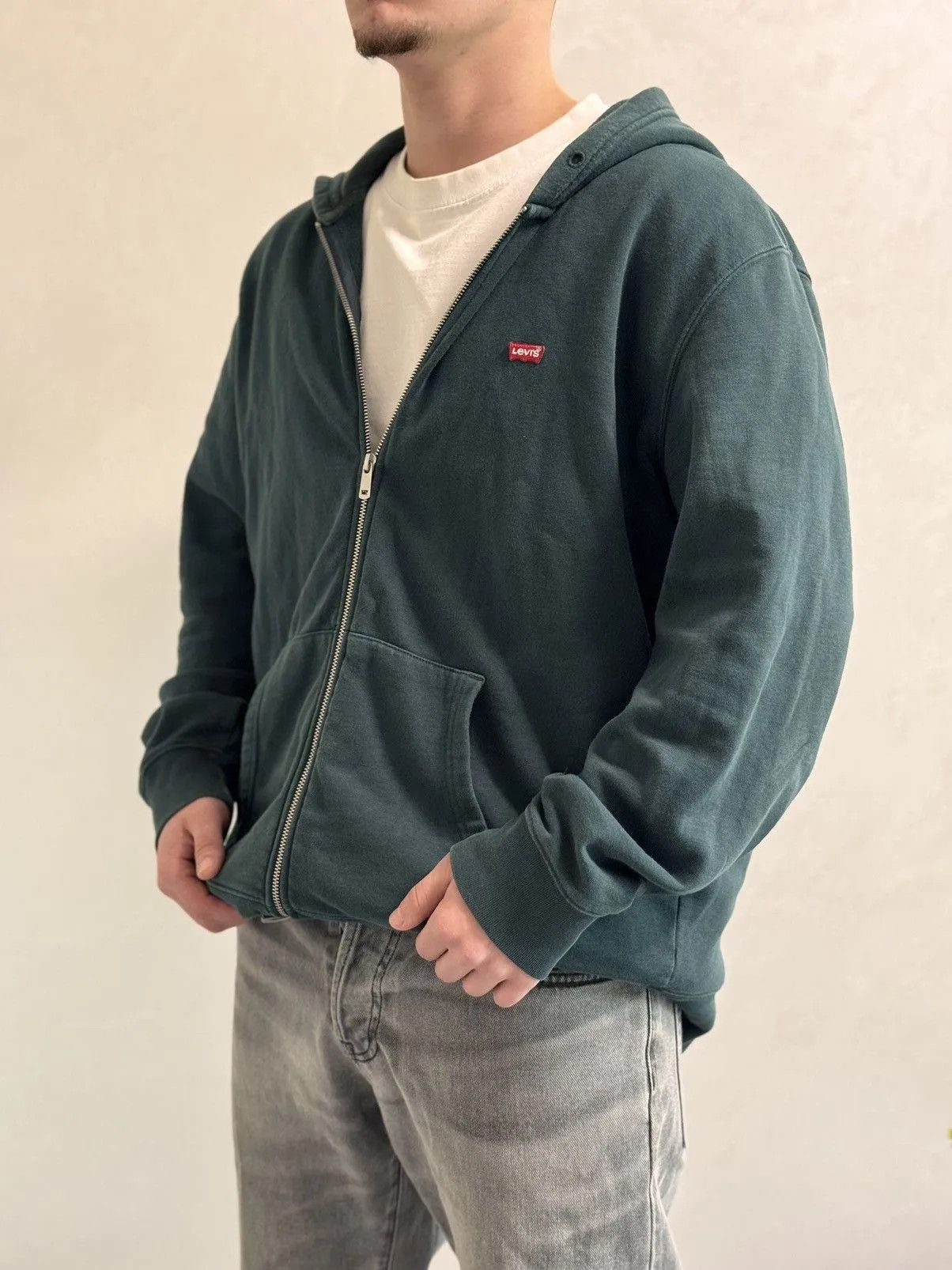Levi's Rare Vintage Levi's Hoodie Oversized Faded Distressed Size US L / EU 52-54 / 3 - 3 Thumbnail