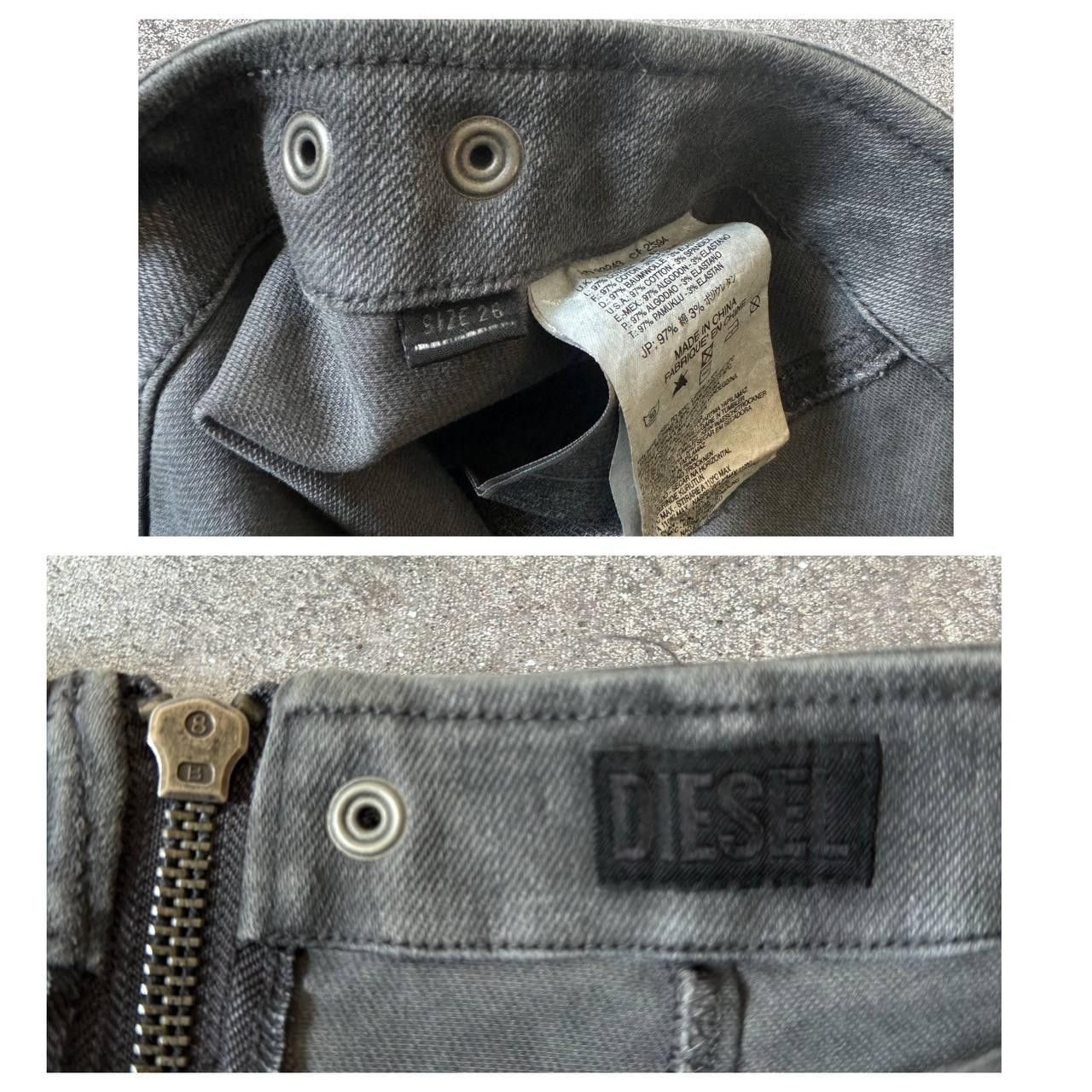 Diesel Y2K Diesel Vintage Grunge Washed Denim Mini Skirt Size 29" - 7 Thumbnail