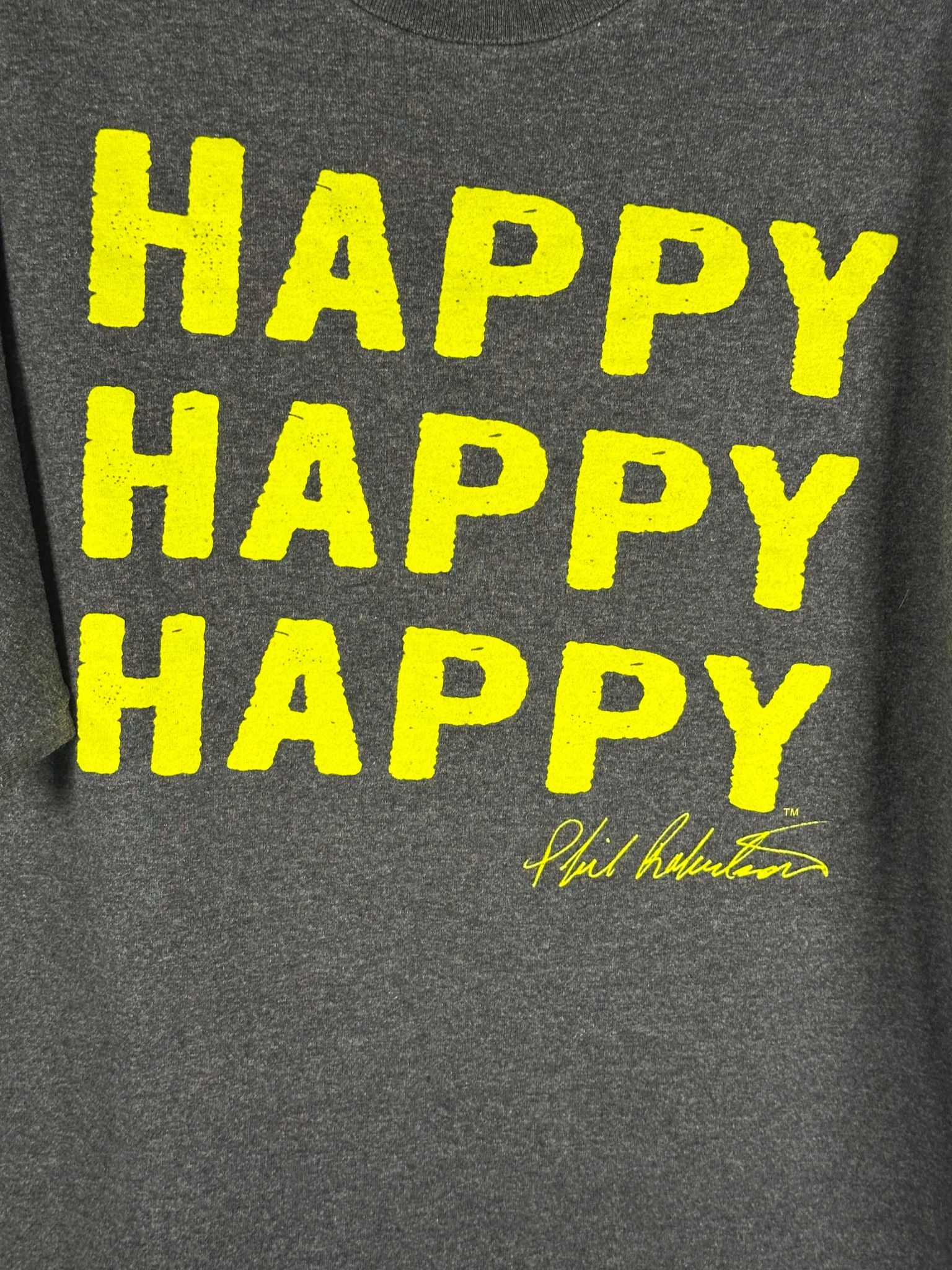 Other Duck Commander T-Shirt Mens XL Happy Happy Happy Yellow Size US XL / EU 56 / 4 - 2 Thumbnail