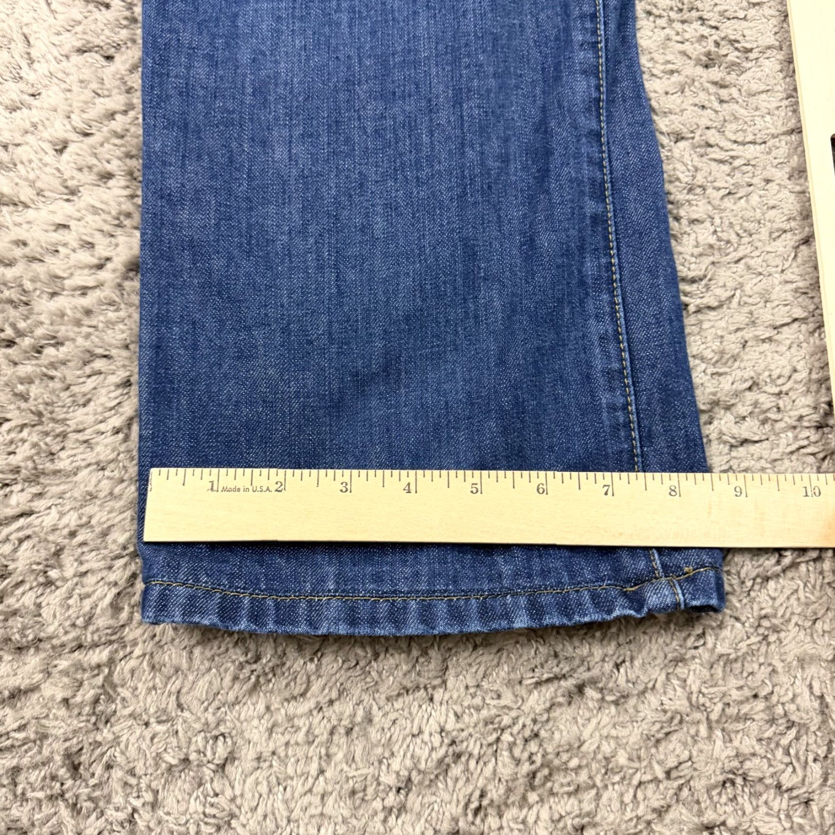 Vintage Joe's Jeans Jeans Mens 32 Straight Leg Mid Rise Dark Wash 100% Cotton Denim Blue The Rebel Size US 32 / EU 48 - 7 Thumbnail