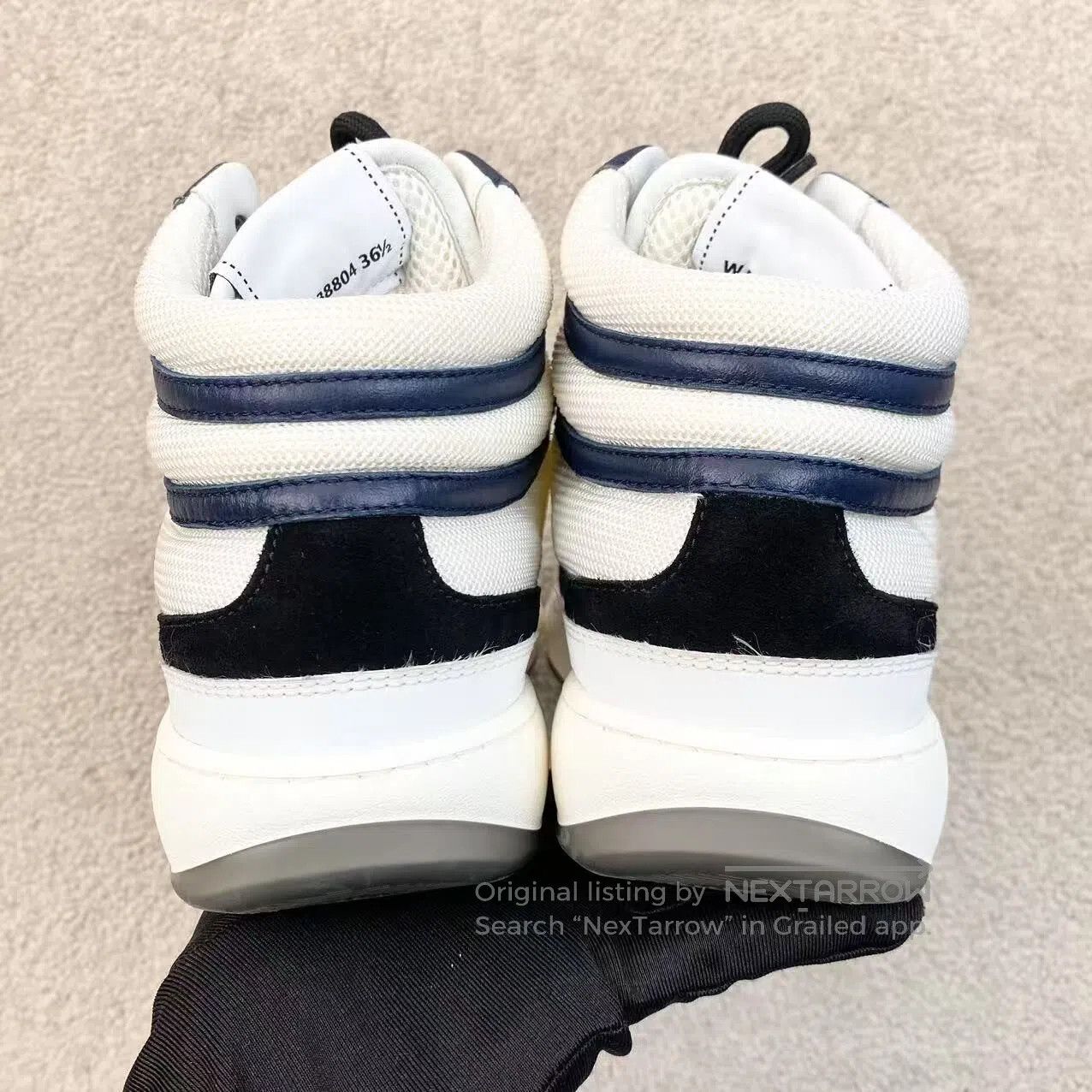Chanel Chanel Blue and white high-top sneakers| Size US 6 / IT 36 - 5 Thumbnail