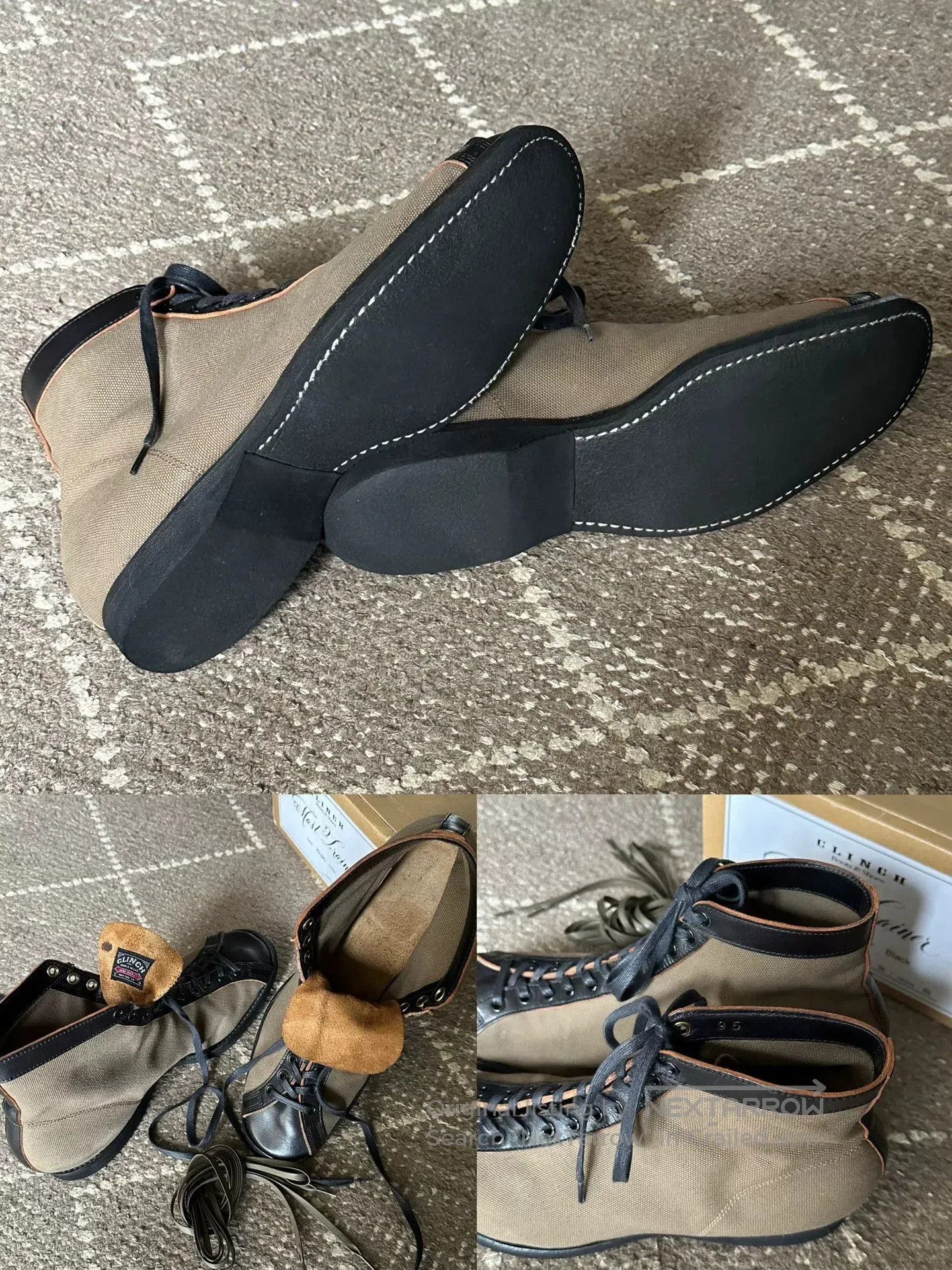 Clinch Boots Clinch x BSW Horsehide Boxing Boots. Size US 8.5 / EU 41-42 - 6 Thumbnail