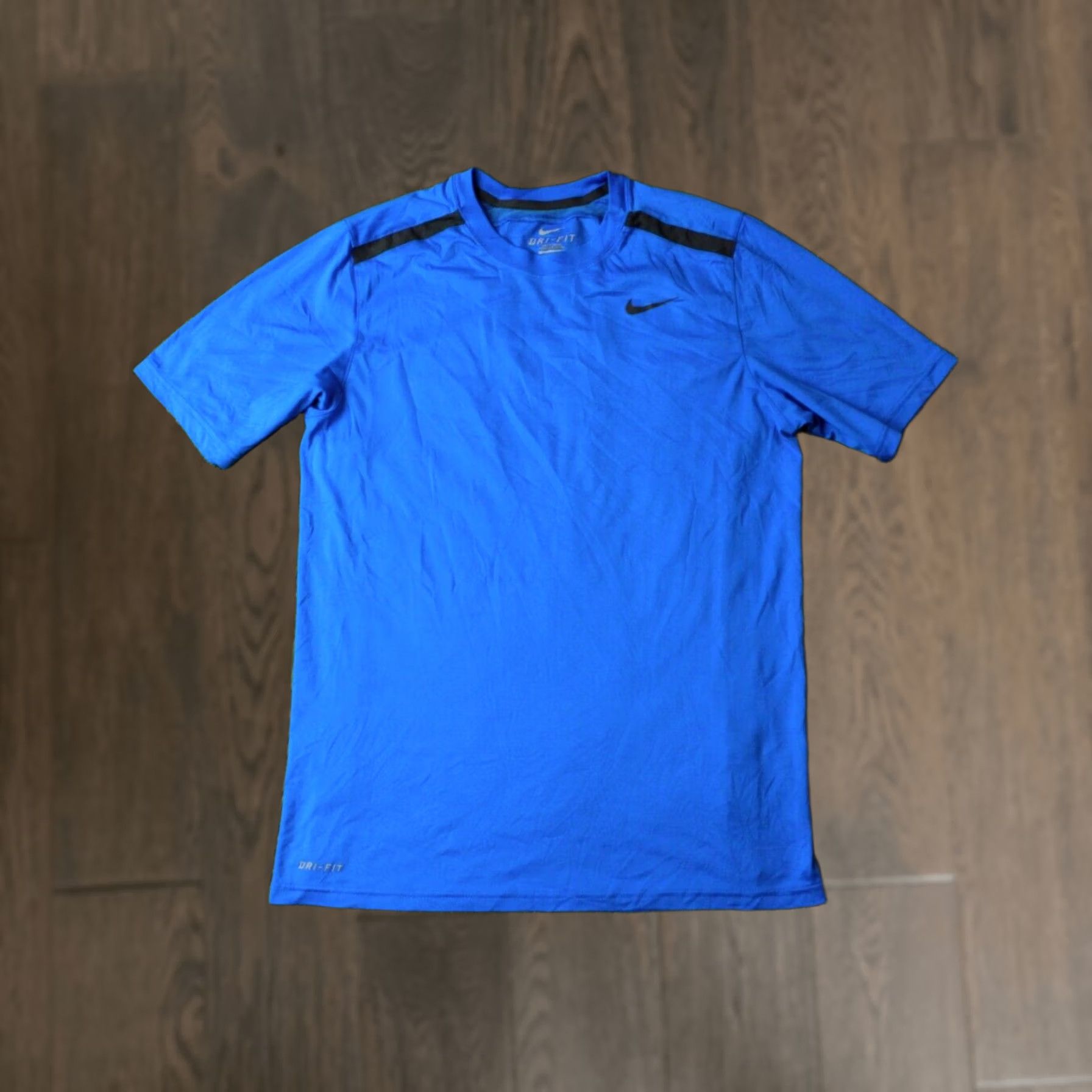 Nike NIKE DRI-FIT 2013 MEN SHORT SLEEVE SHIRT TRAINING SPORT T-SHIRT JERSEY ORIGINAL SIZE S BLUE GRAY Nike Shirt Mens S Size US S / EU 44-46 / 1 - 1 Thumbnail