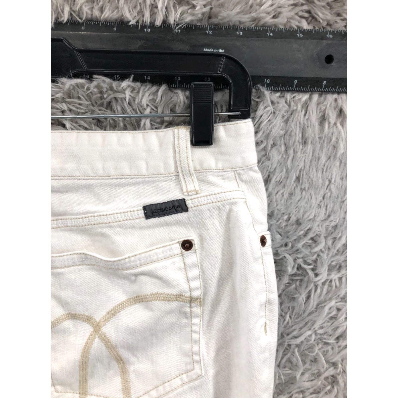 Liz Claiborne Liz Claiborne Jeans Shirt? Size 30" / US 8 / IT 44 - 6 Thumbnail