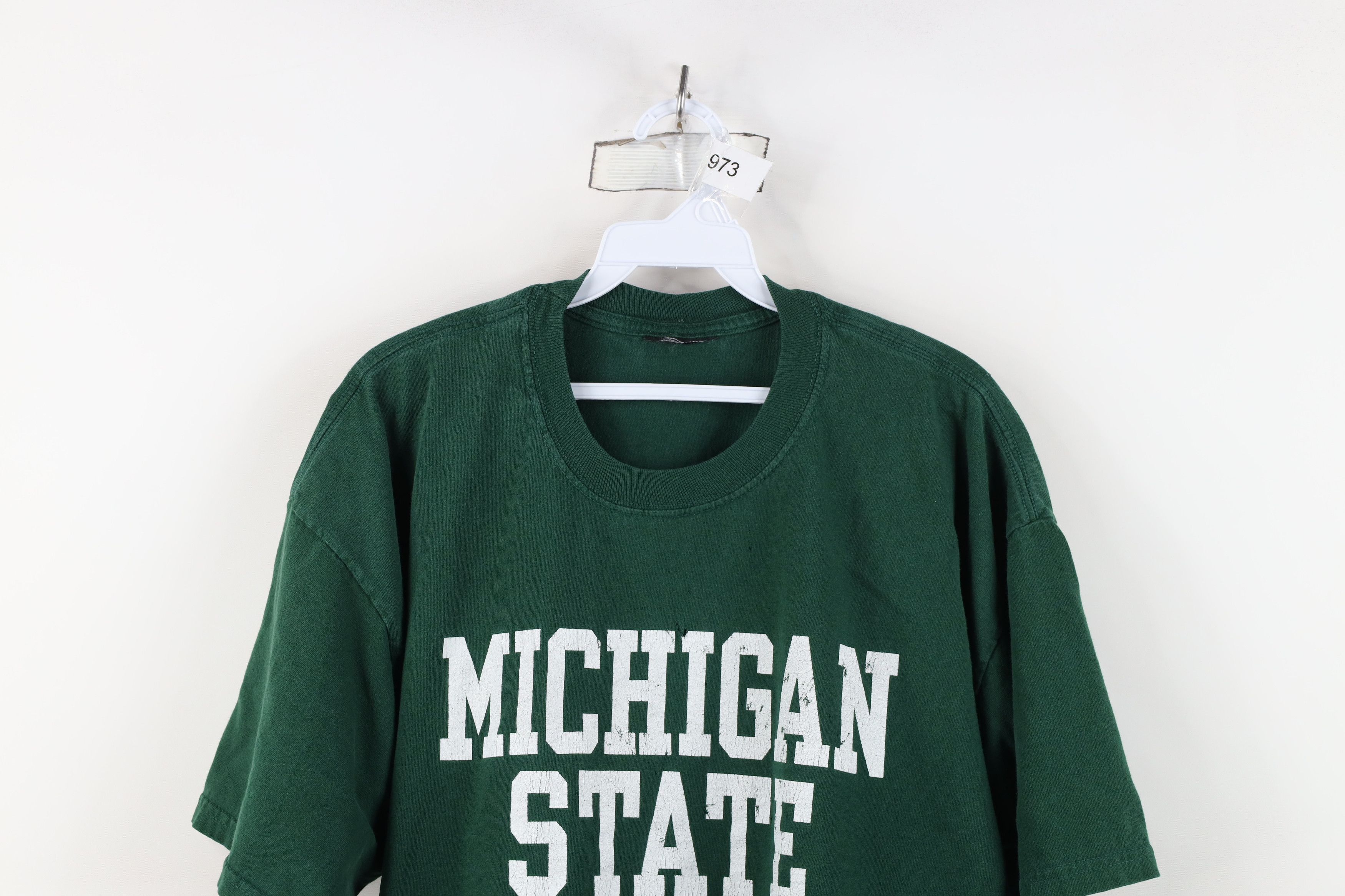 Vintage Vintage 90s Y2K Michigan University Short Sleeve T-Shirt Size US XL / EU 56 / 4 - 2 Thumbnail