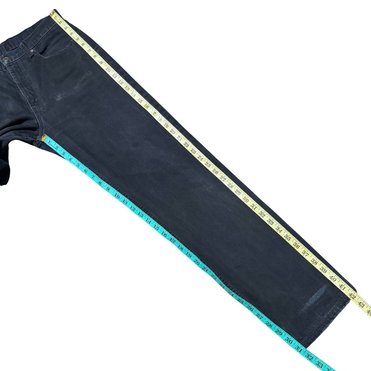 Levi's Vintage Levis 613 Black Denim Jeans Orangetab Size US 31 - 7 Thumbnail