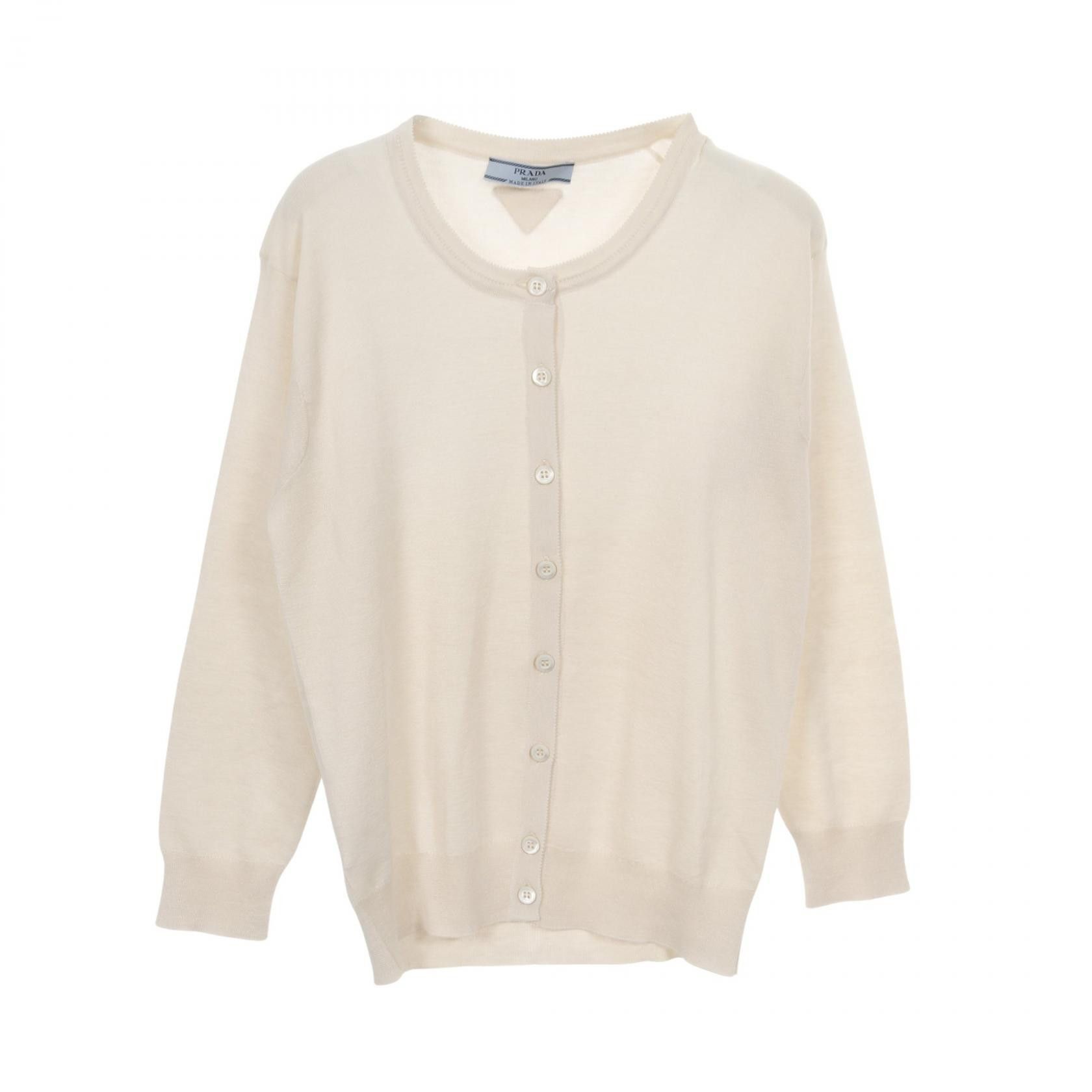 Prada Cotton Cardigan Prada Prada P25N65 Silk Cotton Cardigan