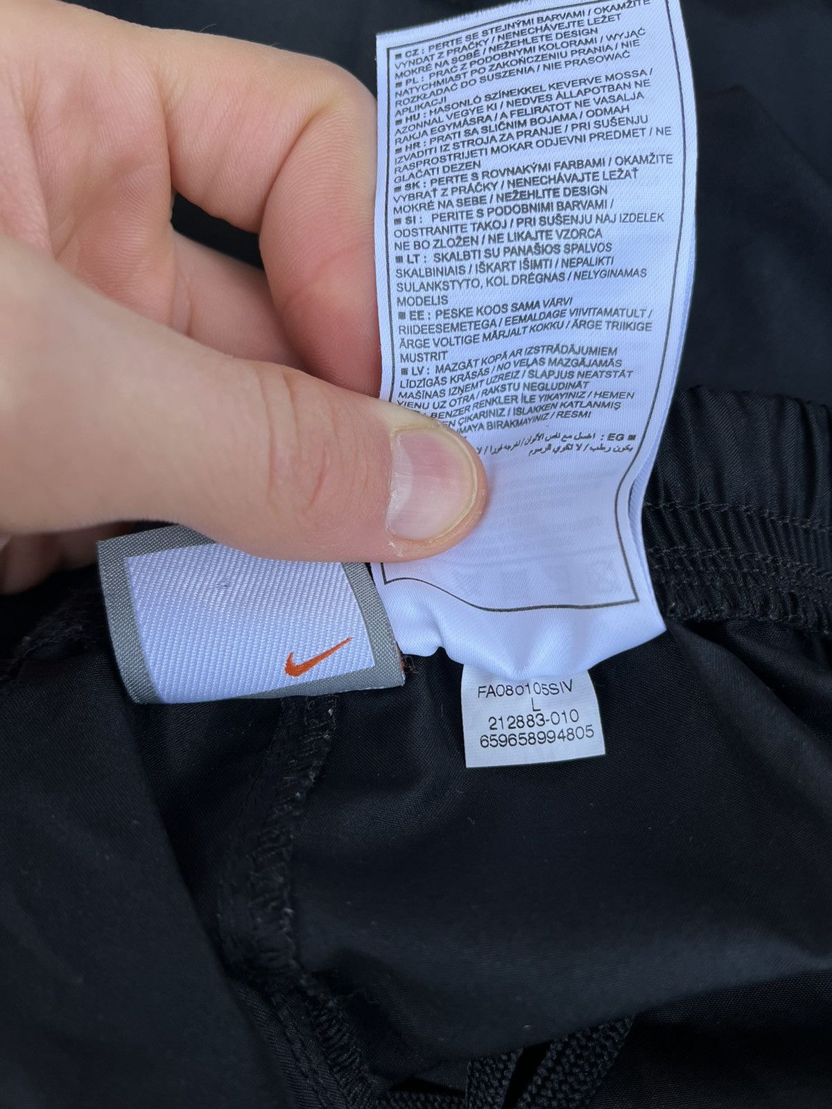 Nike × Vintage Nike Vintage Track Baggy Y2K Nylon Parachute Joggers Pants Size US 34 / EU 50 - 8 Thumbnail