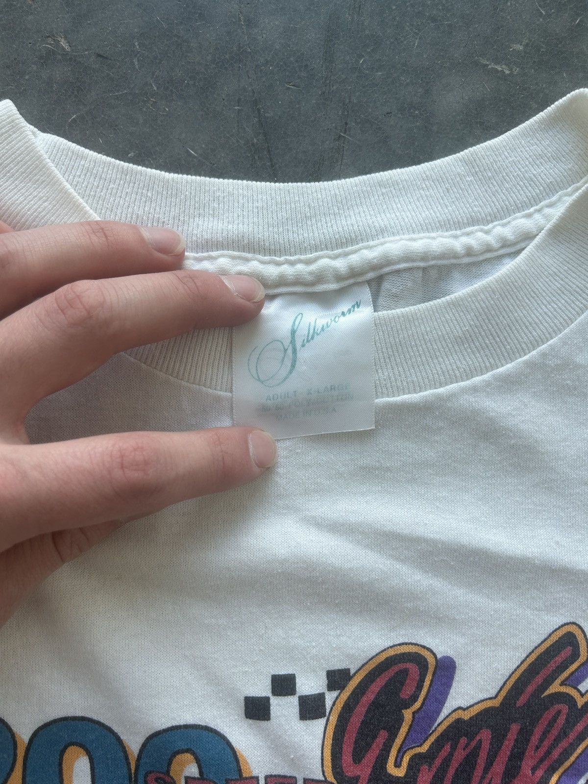 NASCAR × Vintage Vintage 90s Ernie Irvan NASCAR Graphic Tee Boxy Fit Size US XL / EU 56 / 4 - 3 Thumbnail