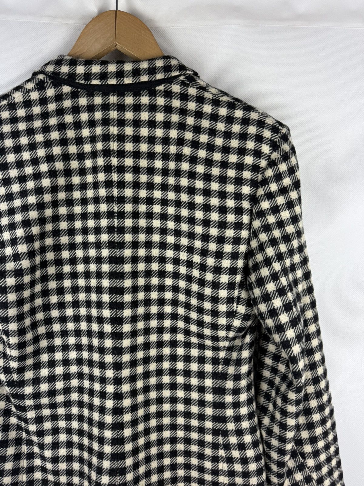 Salvatore Ferragamo Salvatore Ferragamo VTG Plaid Wool Cashmere Blazer Jacket Size M / US 6-8 / IT 42-44 - 19 Thumbnail