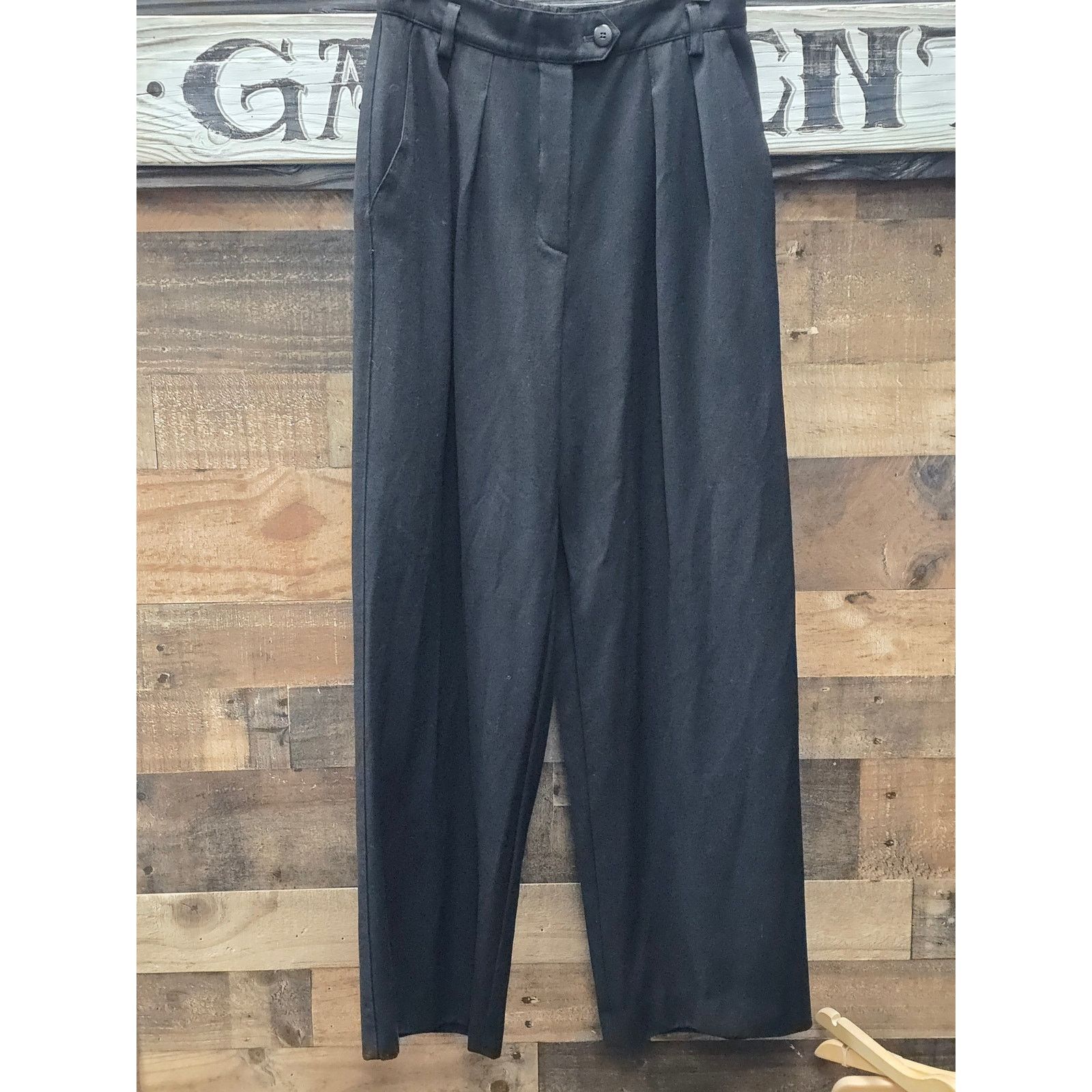 Escada Escada Wide Leg Black Pants, EU Size 36 Size 28" / US 6 / IT 42 - 1 Thumbnail