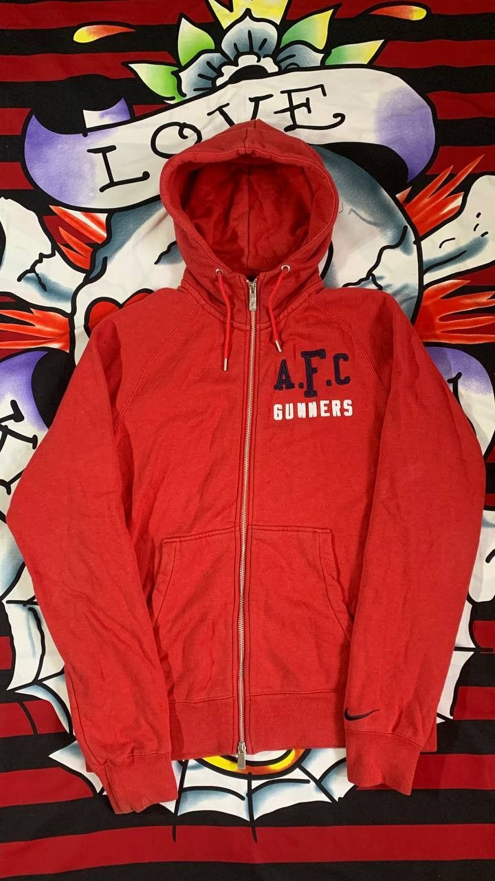 Nike Vintage Nike Arsenal Gunners Hoodie – Full Zip M Size US M / EU 48-50 / 2 - 1 Thumbnail