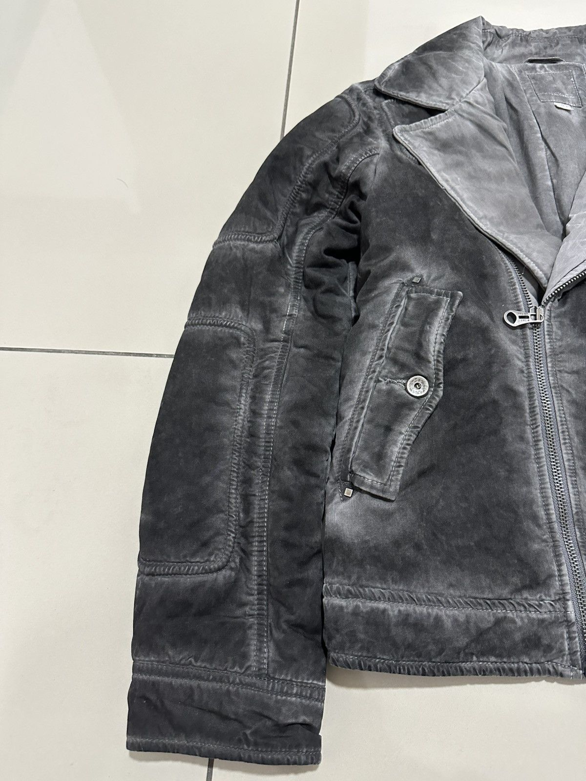 Diesel Diesel Double Collar Riders Jacket Design Biker rare Stlye Size US S / EU 44-46 / 1 - 8 Thumbnail