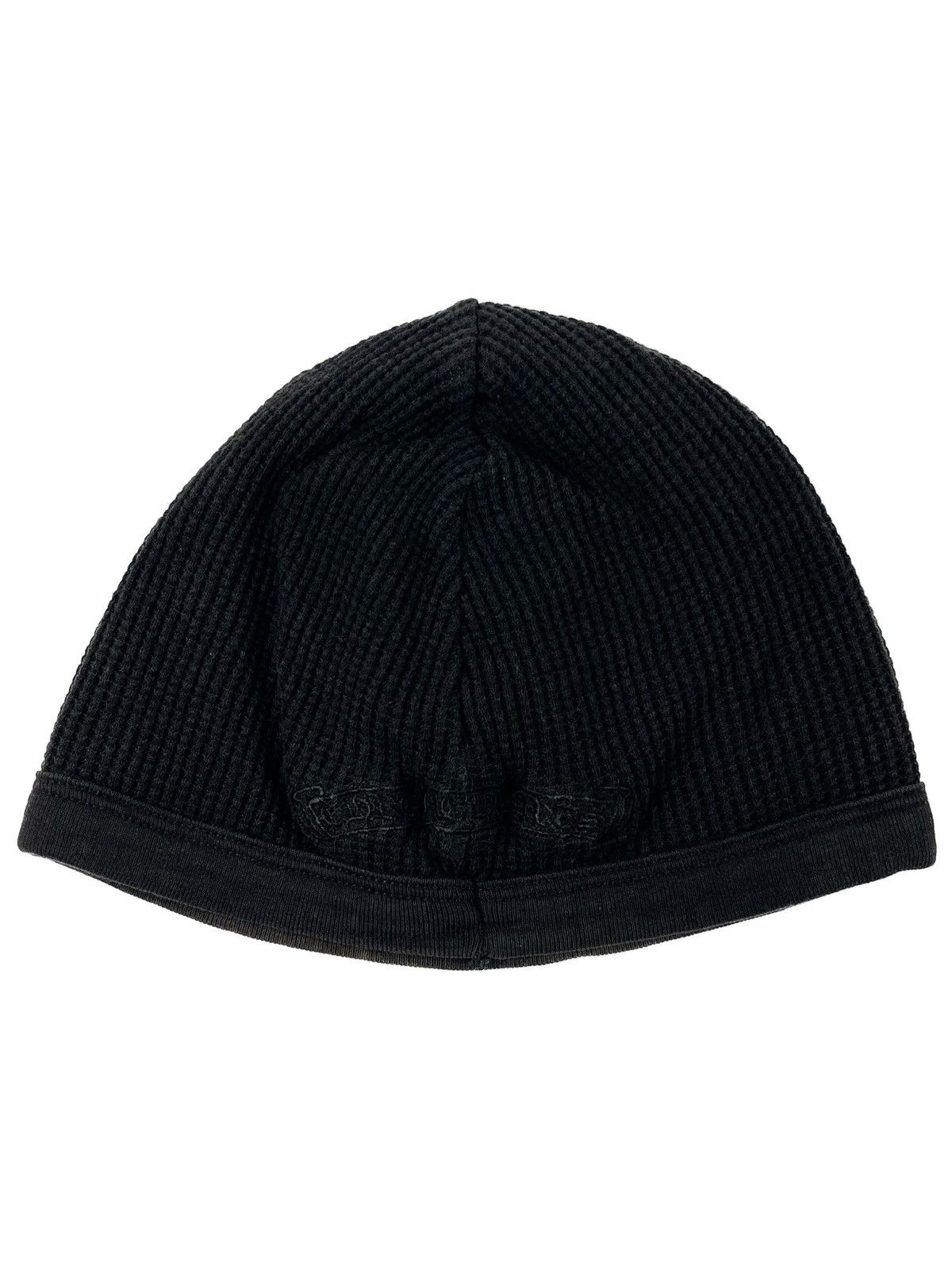 Chrome Hearts Chrome Hearts Embroidered Cross Logo Skull Beanie Black Size ONE SIZE - 2 Thumbnail